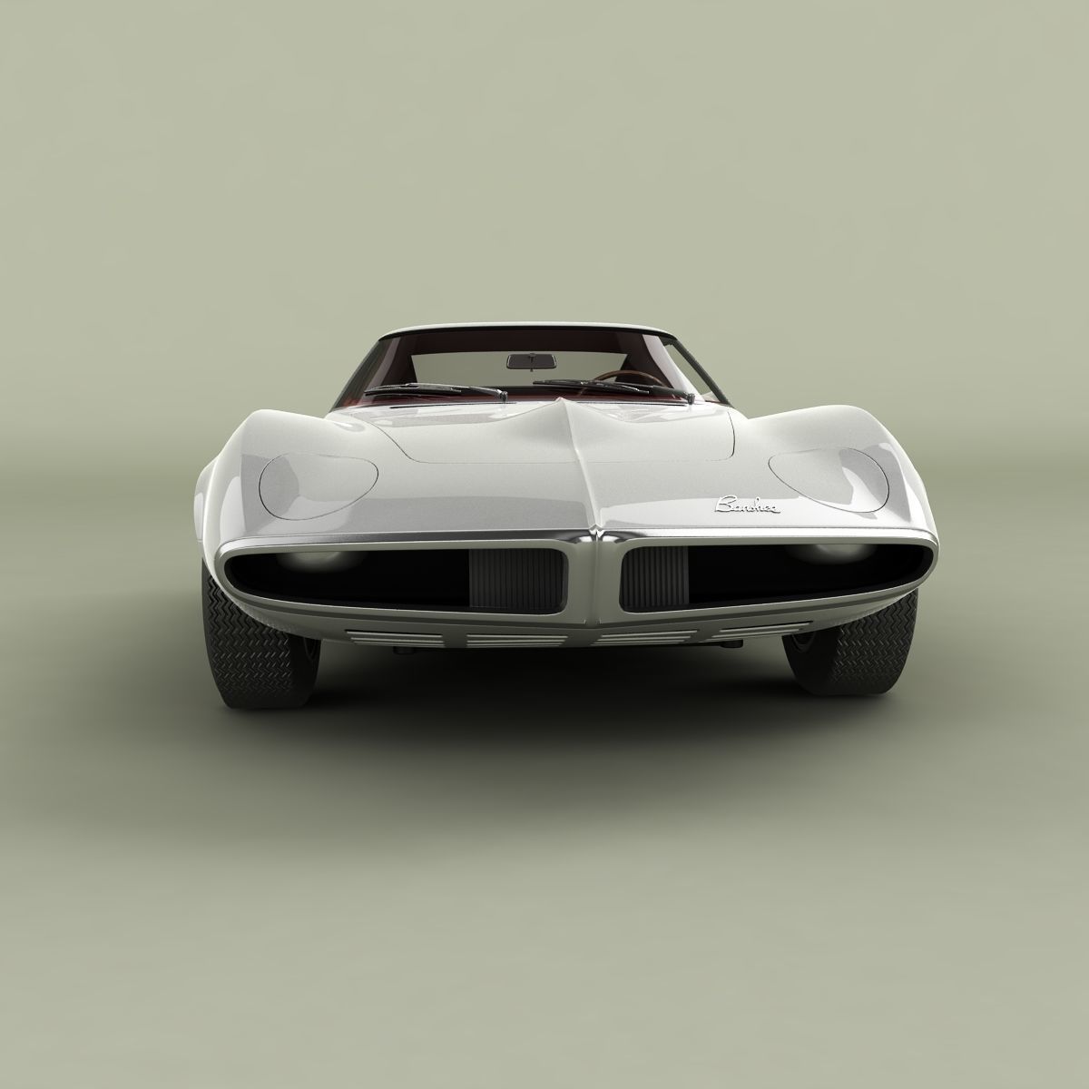 Pontiac Banshee XP-833 3D model | CGTrader
