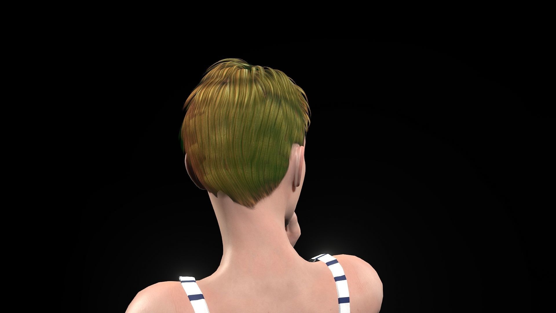 Jenna Walker Low-poly 3D model_24