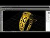 Gents Diamond Ring 3D print model_1