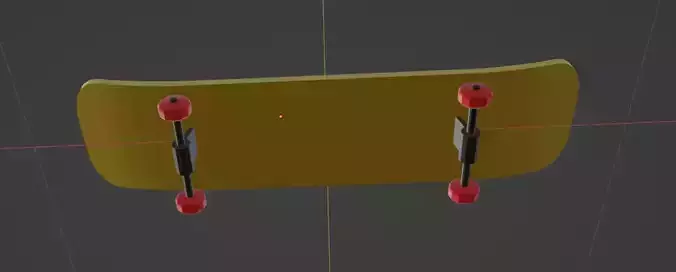 Killuas skateboard 3D model