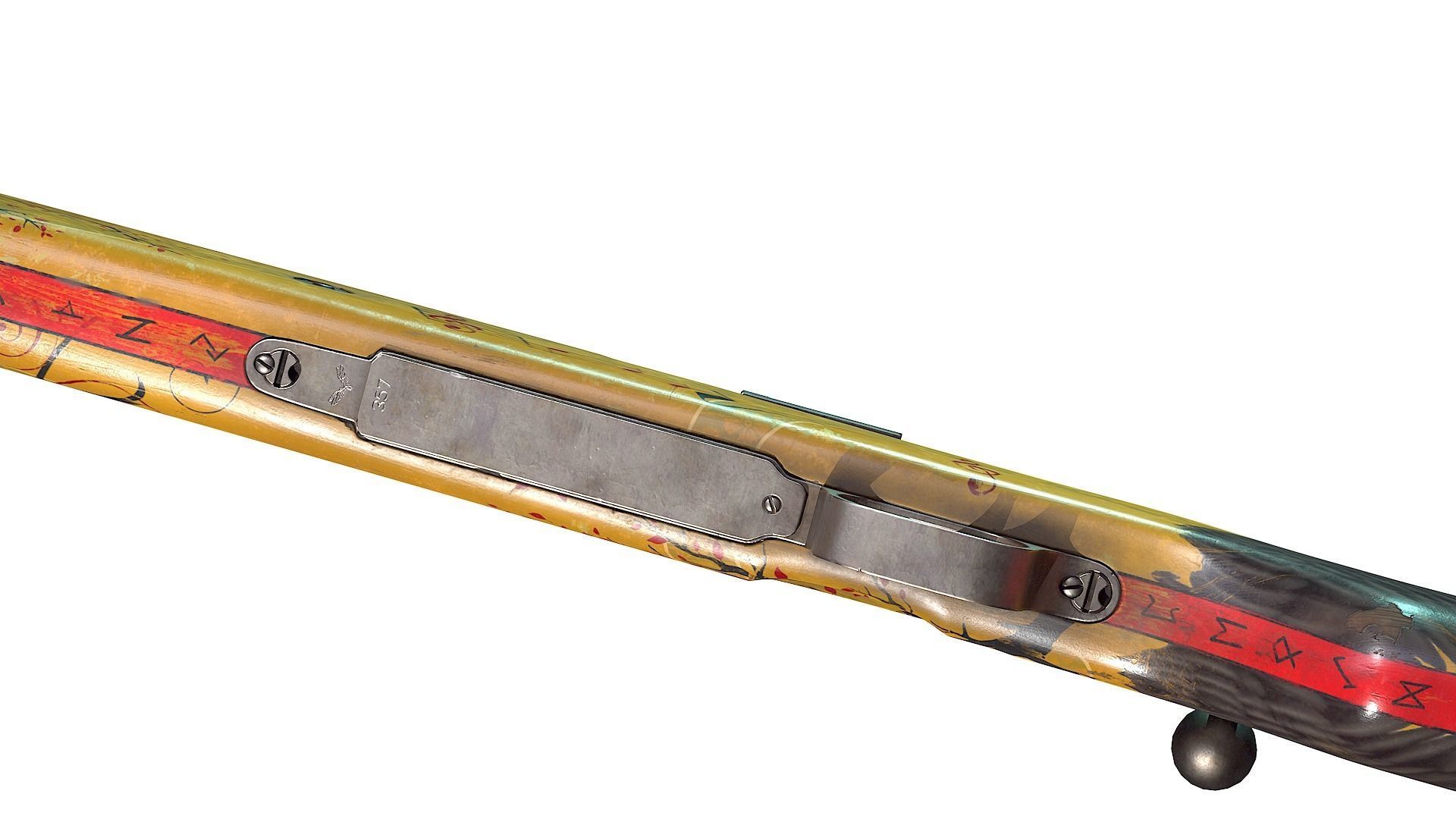 Mauser 98k Low-poly 3D model_8