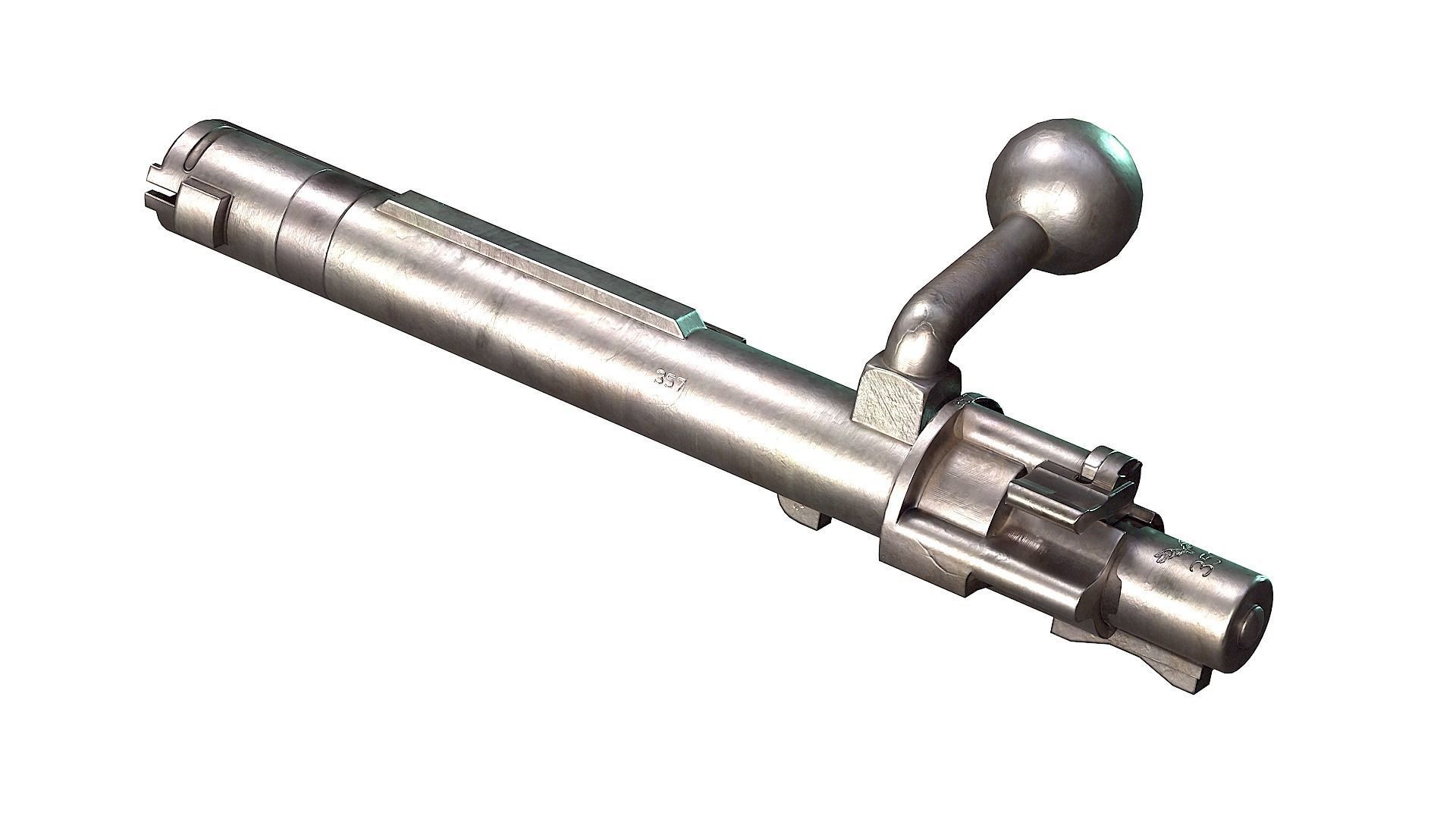 Mauser 98k Low-poly 3D model_6