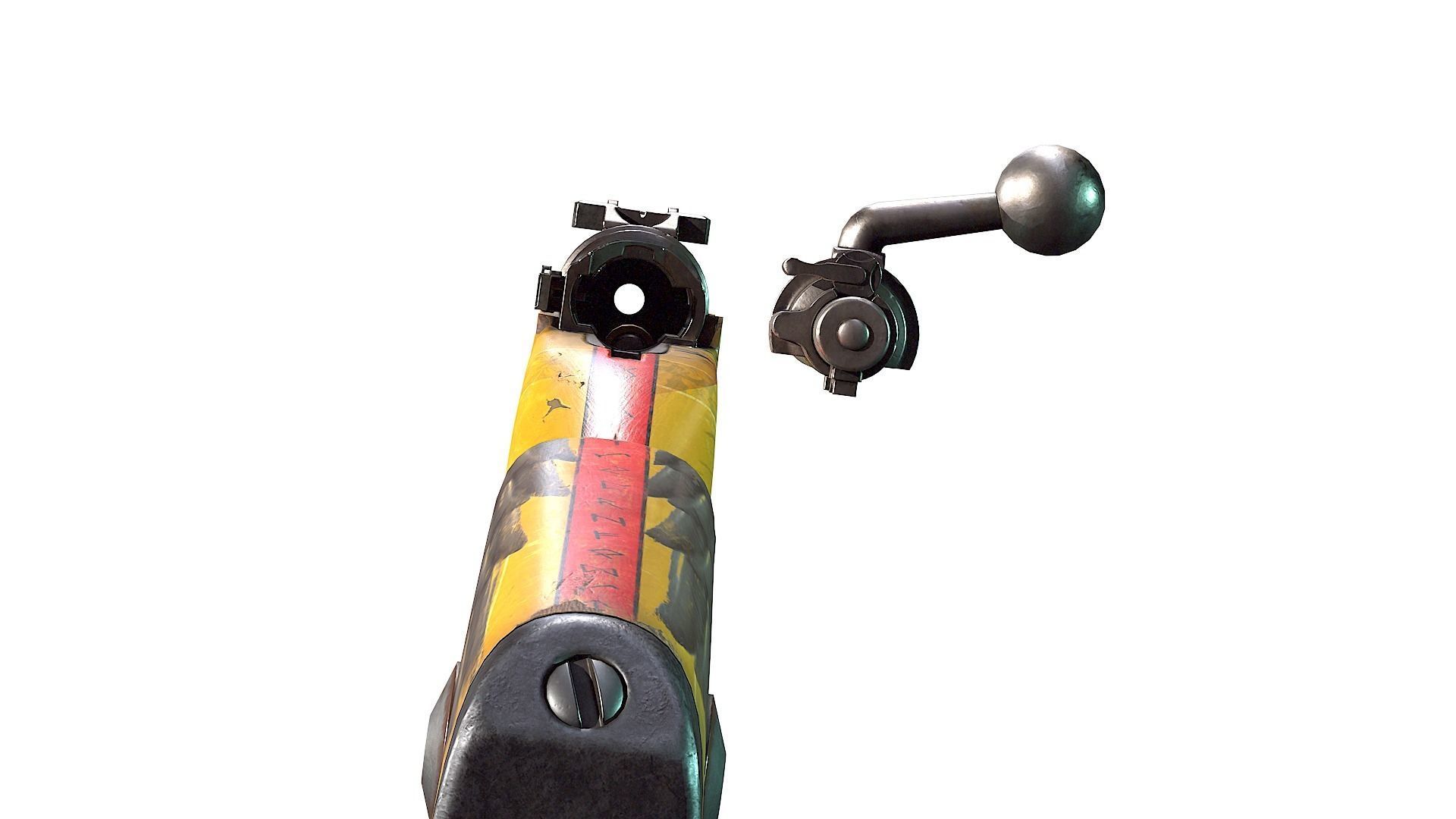 Mauser 98k Low-poly 3D model_10