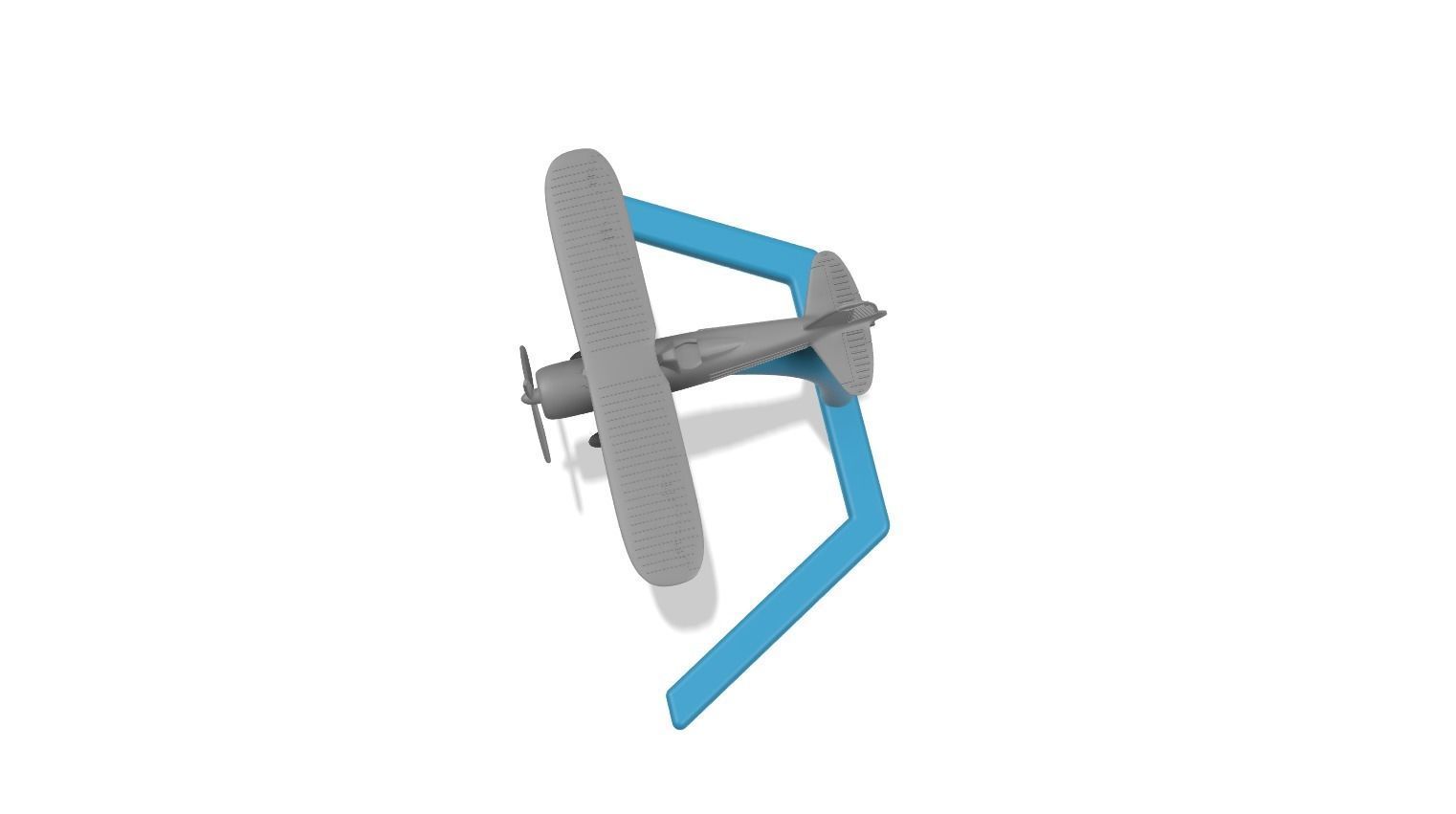 Fiat CR42 Falco - Scala 1-200 3D print model_2