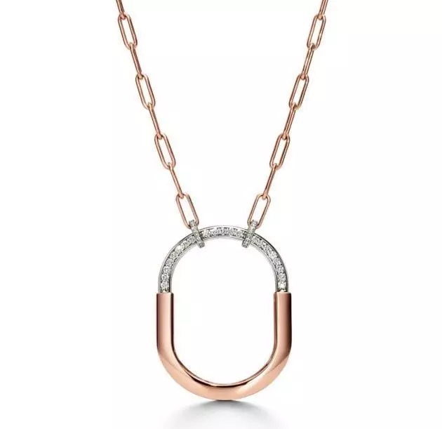 Tiffany Lock Pendant Extra Large 3D print model_0