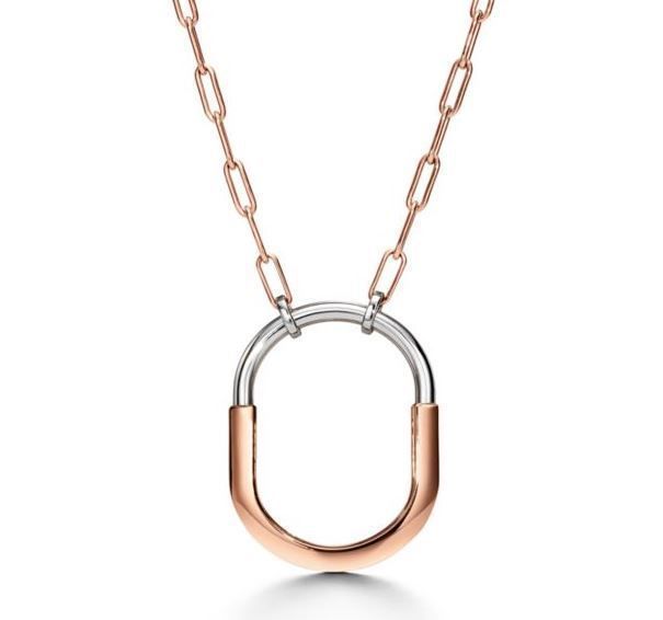 Tiffany Lock Pendant Extra Large 3D print model_1