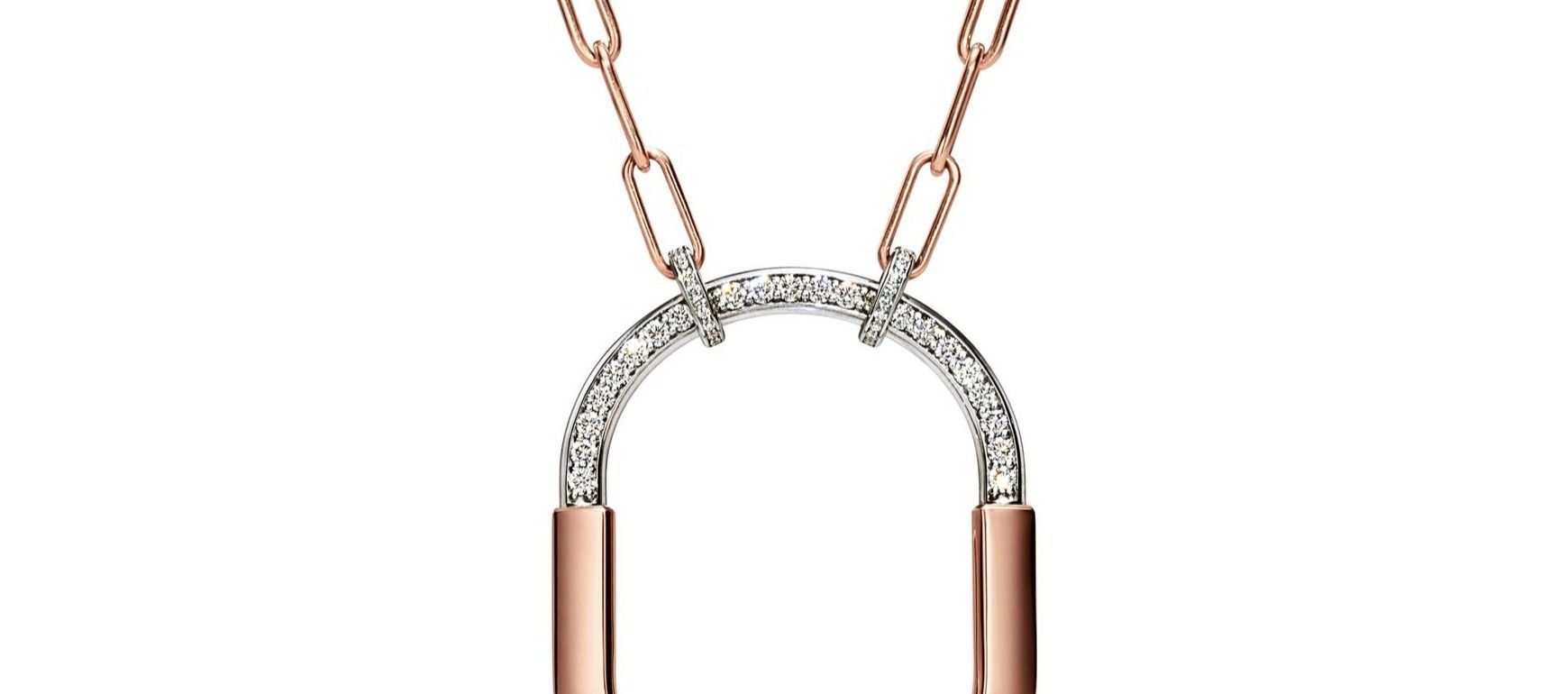 Tiffany Lock Pendant Extra Large 3D print model_8