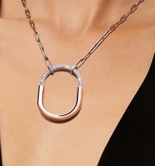 Tiffany Lock Pendant Extra Large 3D print model_2