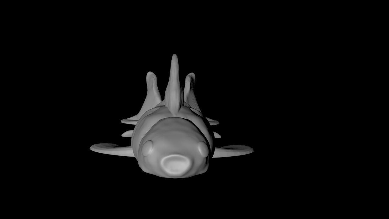 Articulated Koi Fish 3D print model_5
