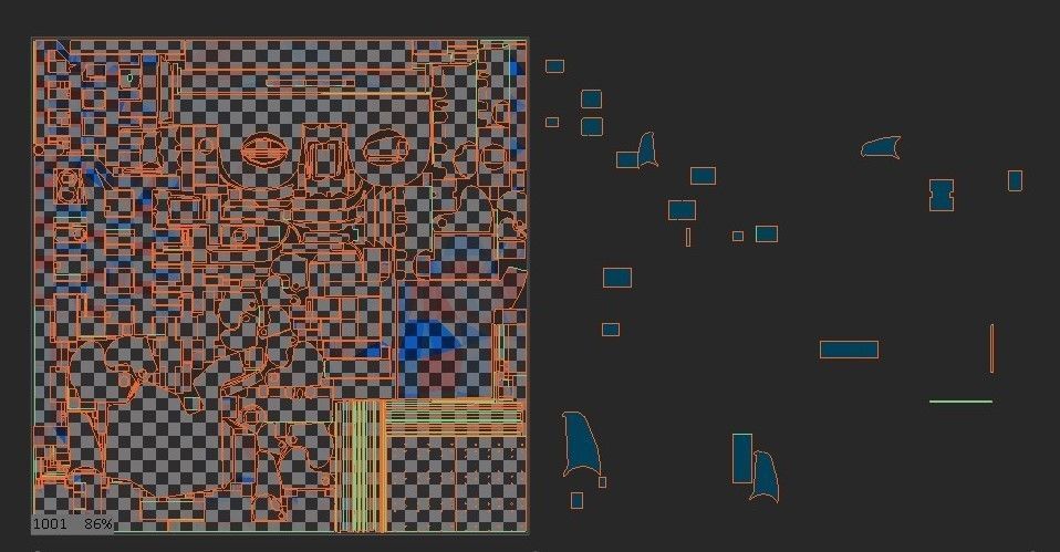 Robohands Low-poly 3D model_7
