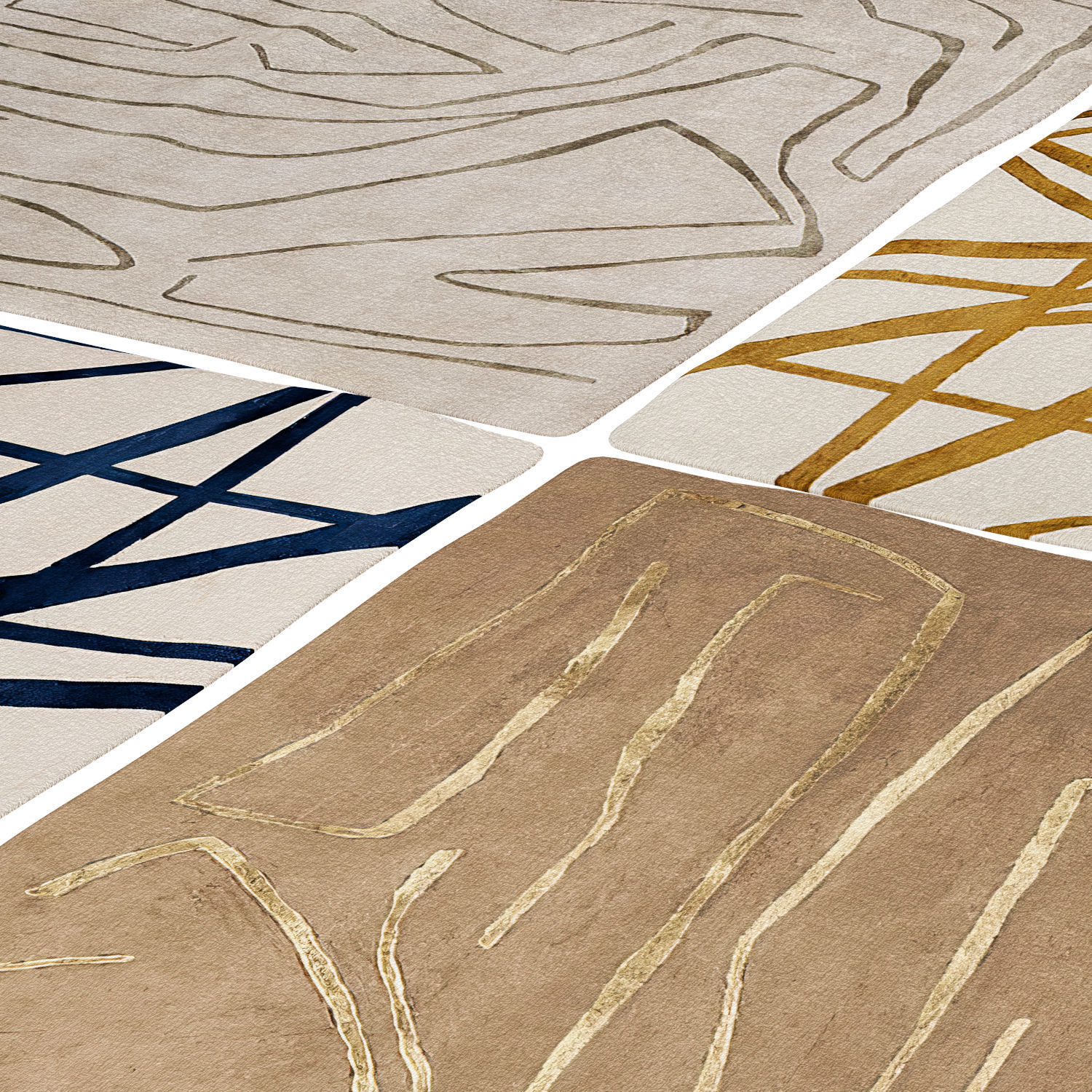 Four rugs by Corner Design 3D model_4