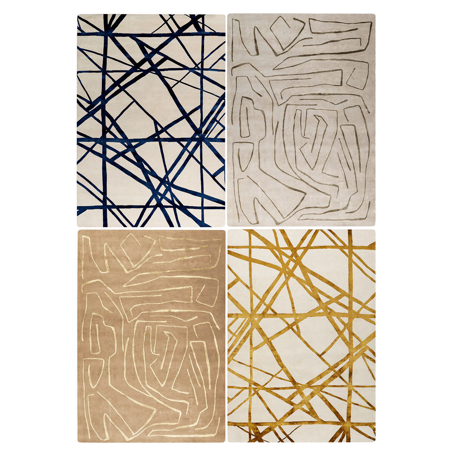 Four rugs by Corner Design 3D model_2