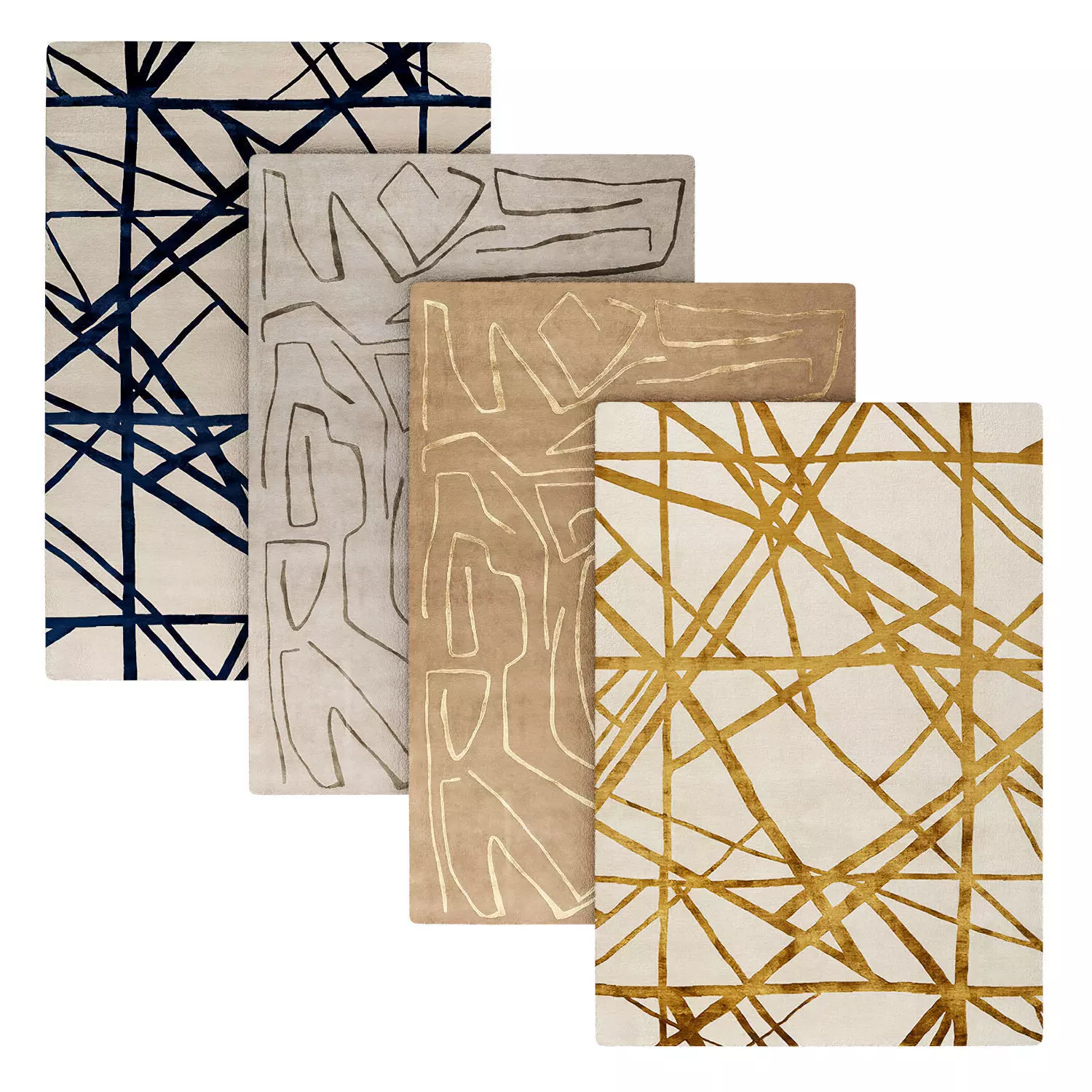 Four rugs by Corner Design 3D model_0