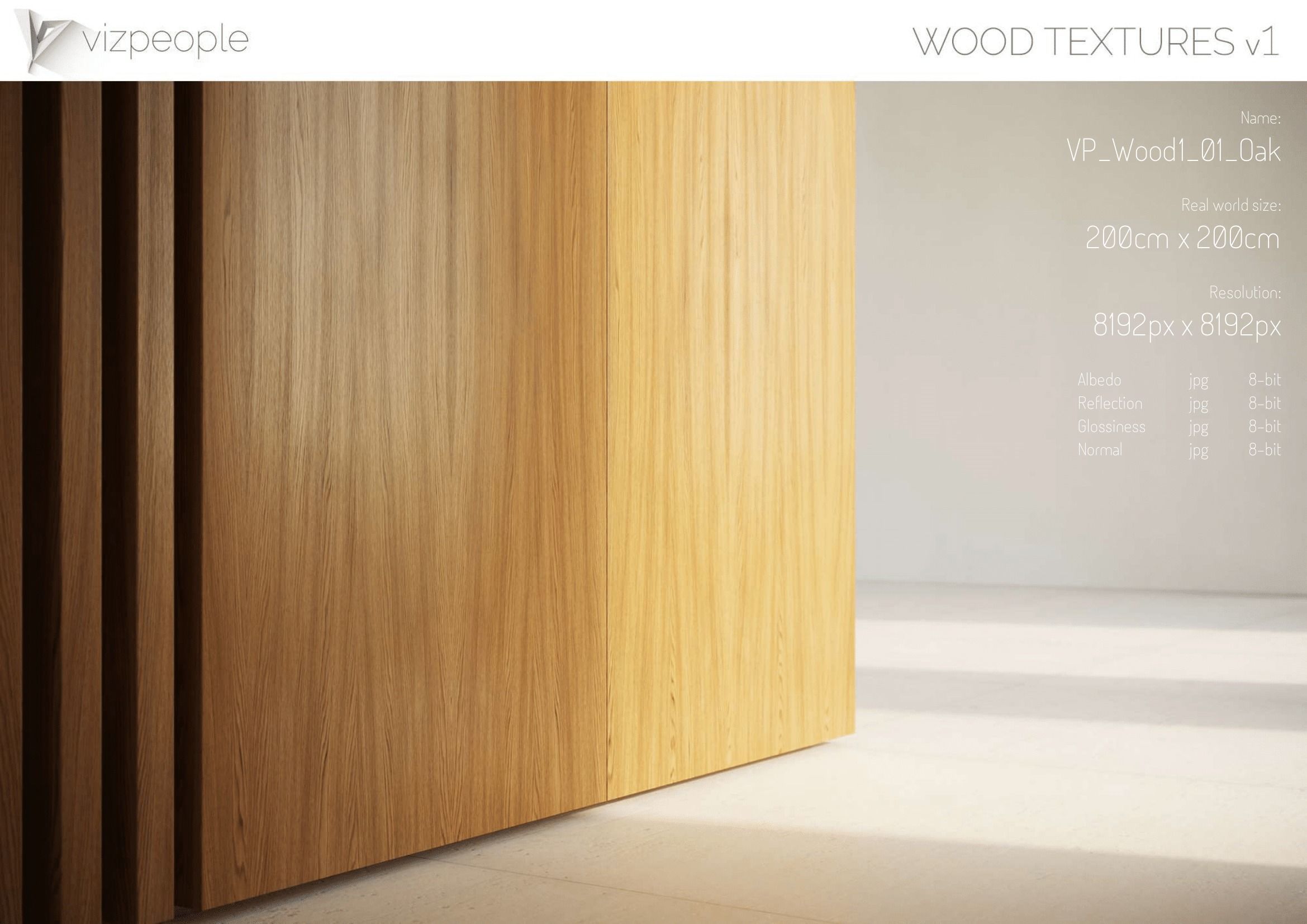 8K Large area Wood textures pack Texture_5