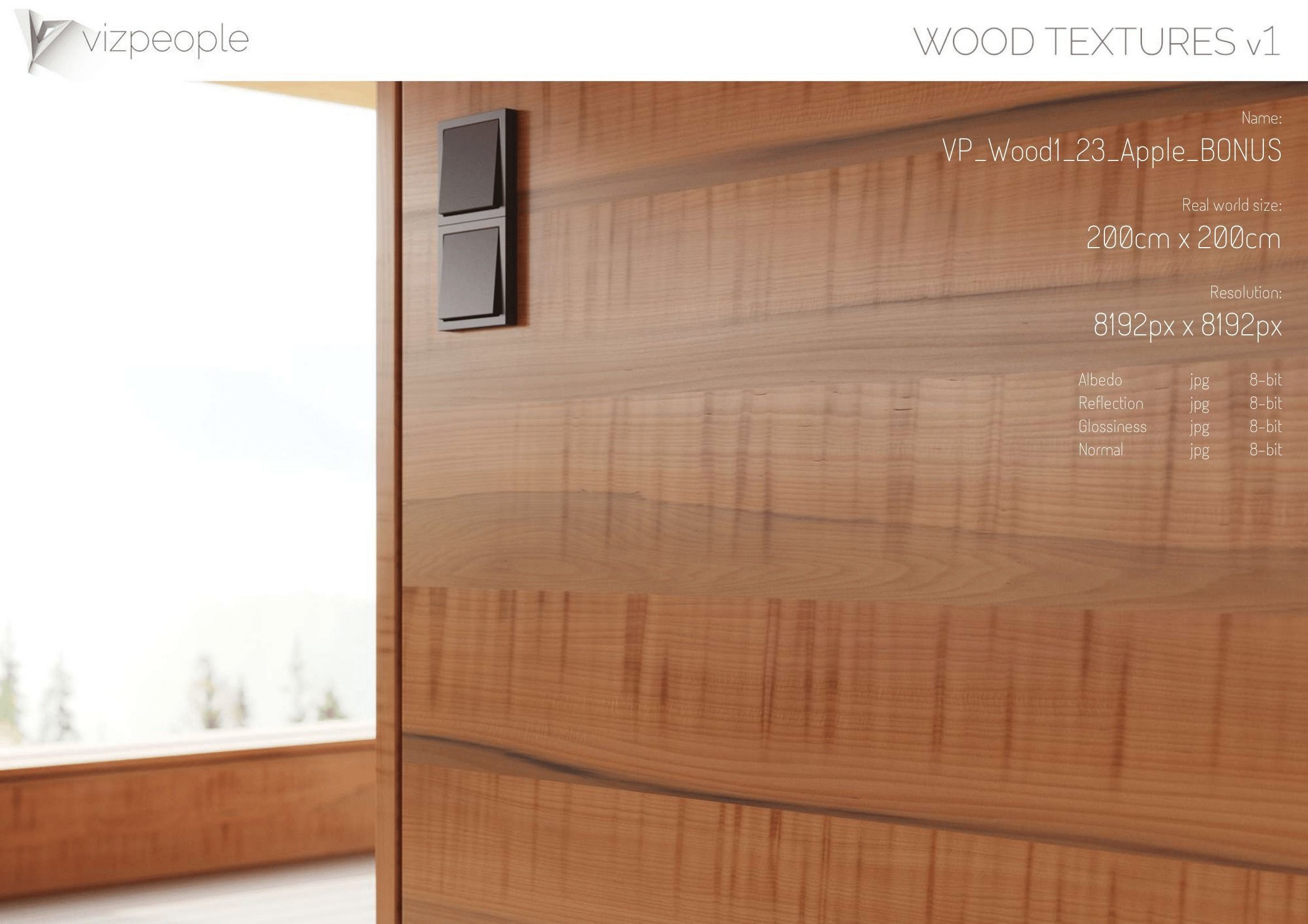 8K Large area Wood textures pack Texture_49