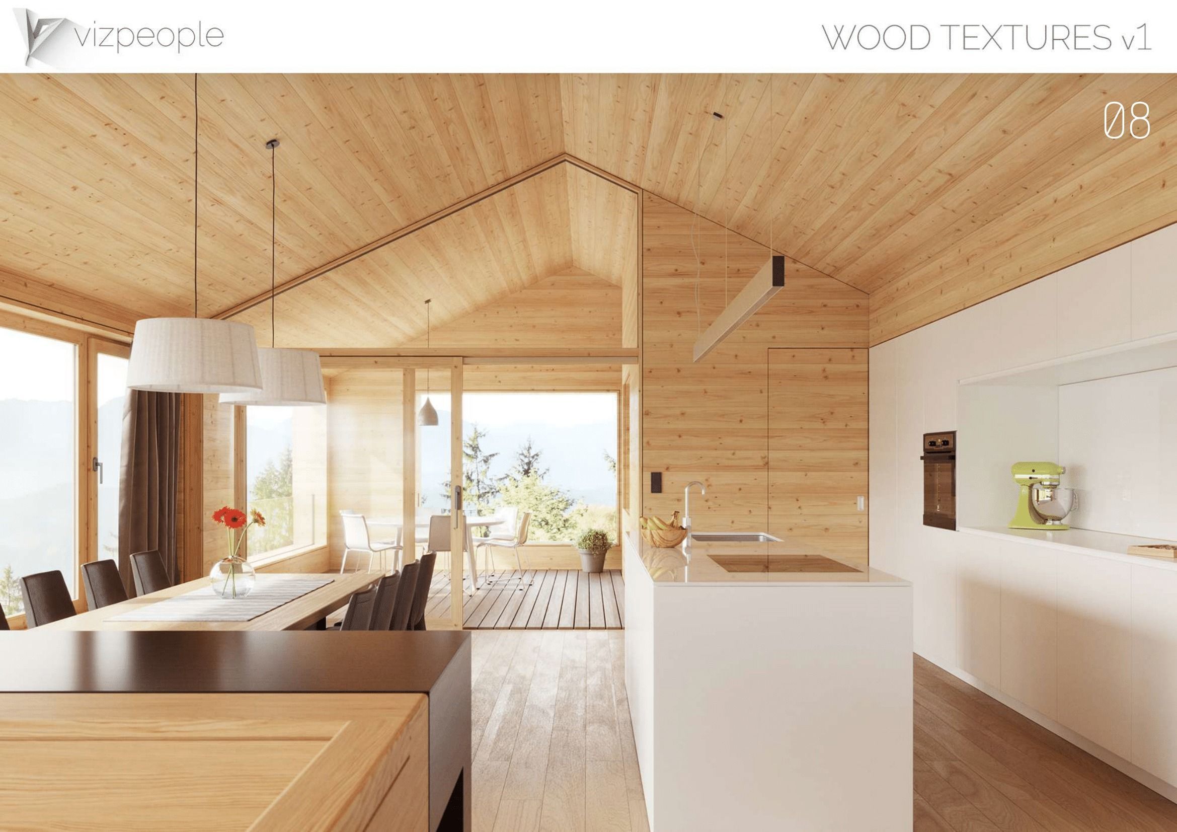 8K Large area Wood textures pack Texture_18