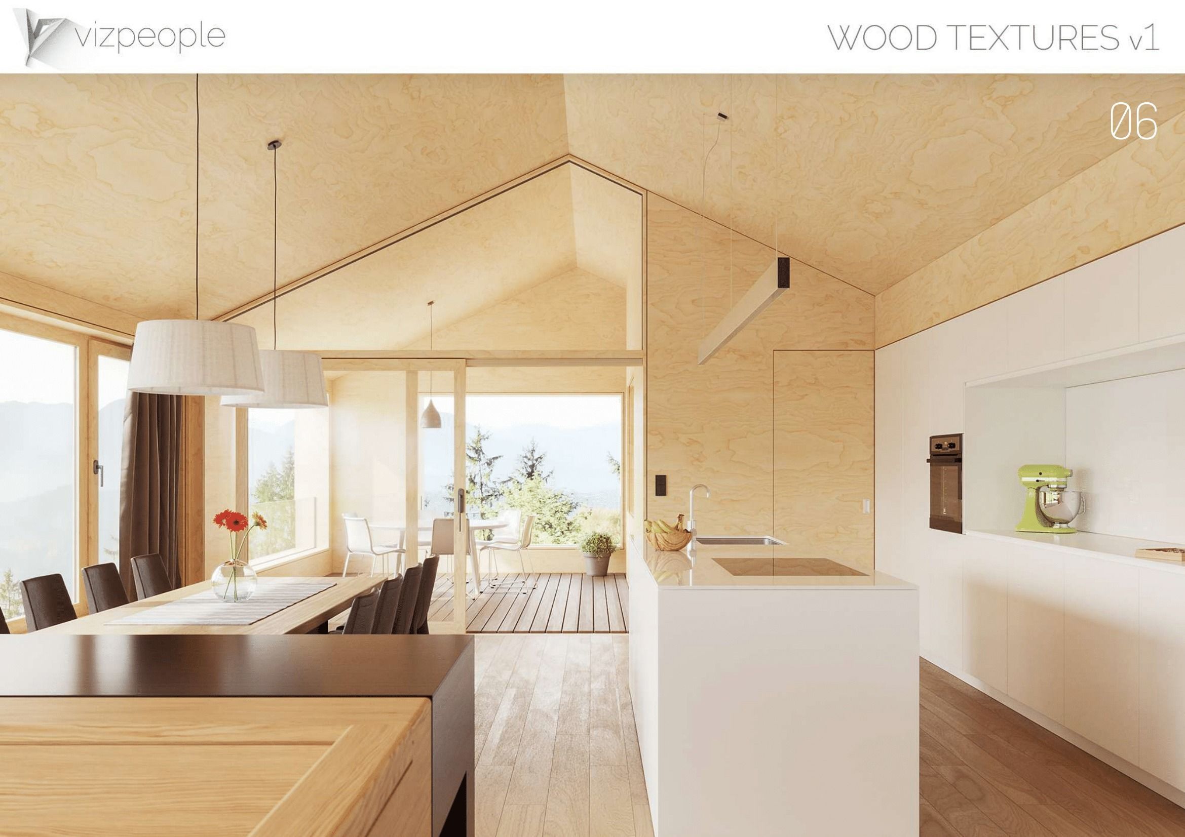 8K Large area Wood textures pack Texture_14