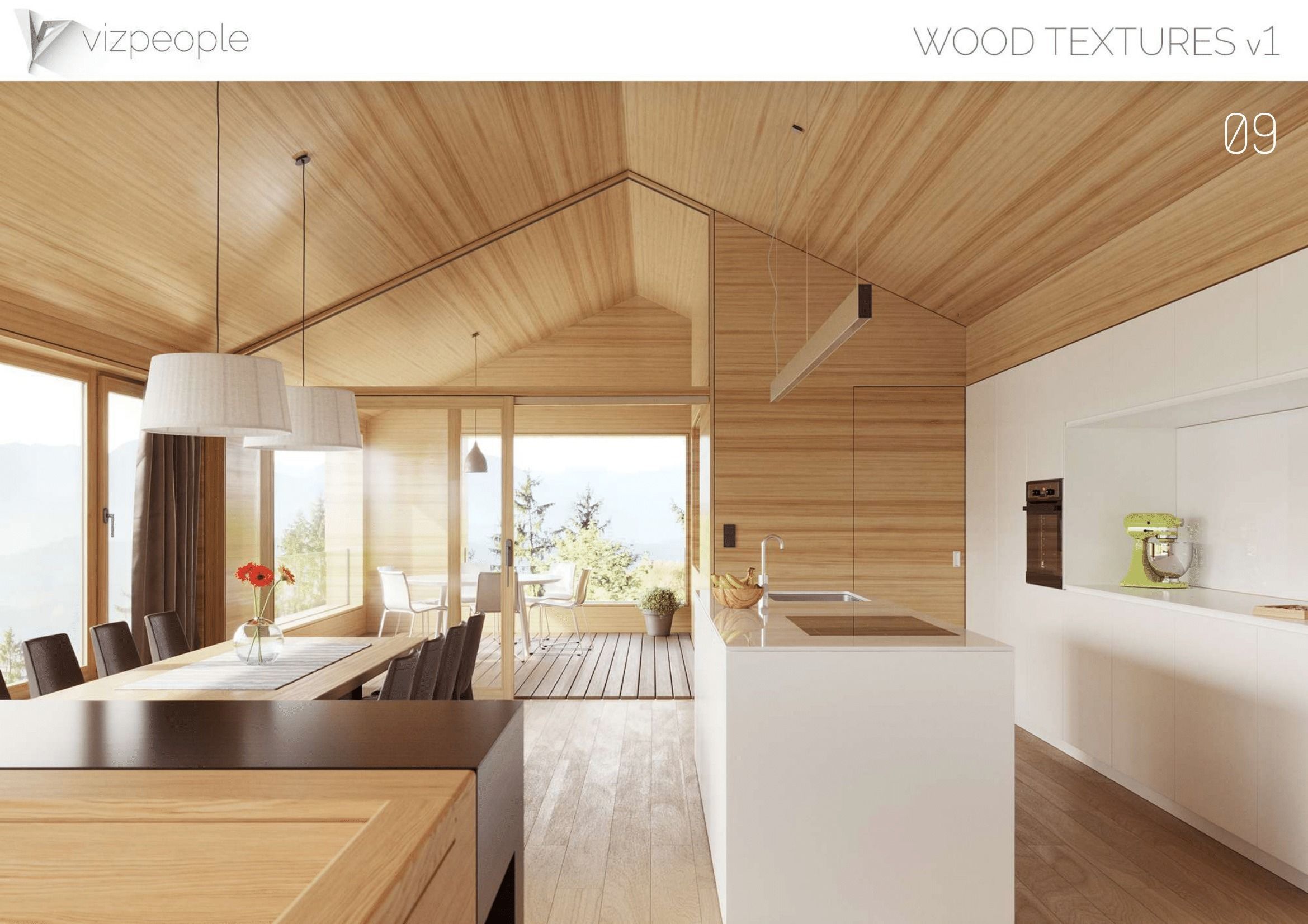 8K Large area Wood textures pack Texture_20