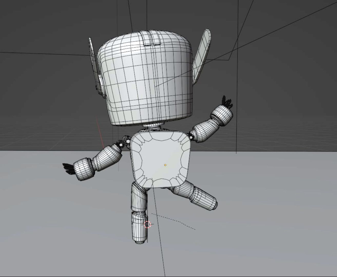 Sci-fi robot 3D model_6