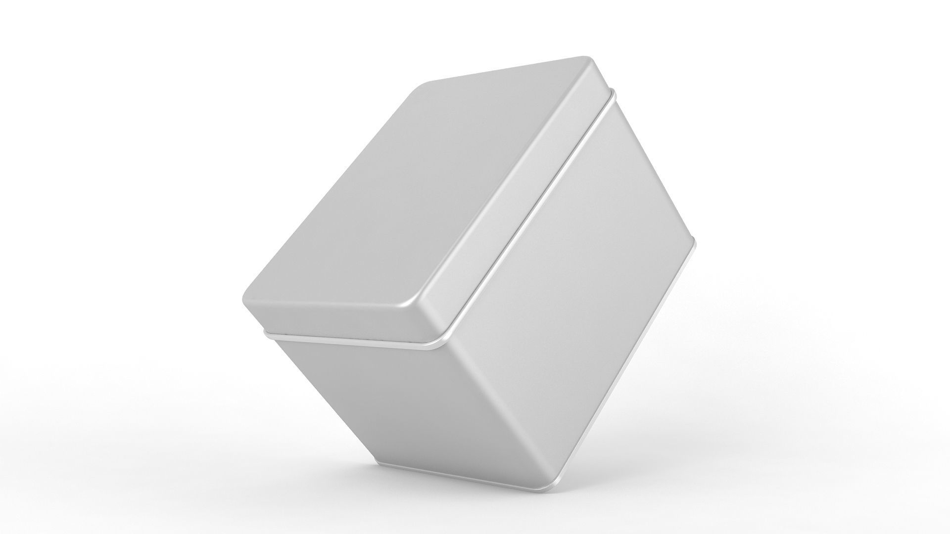 The rectangular Tin Can 3D model_2