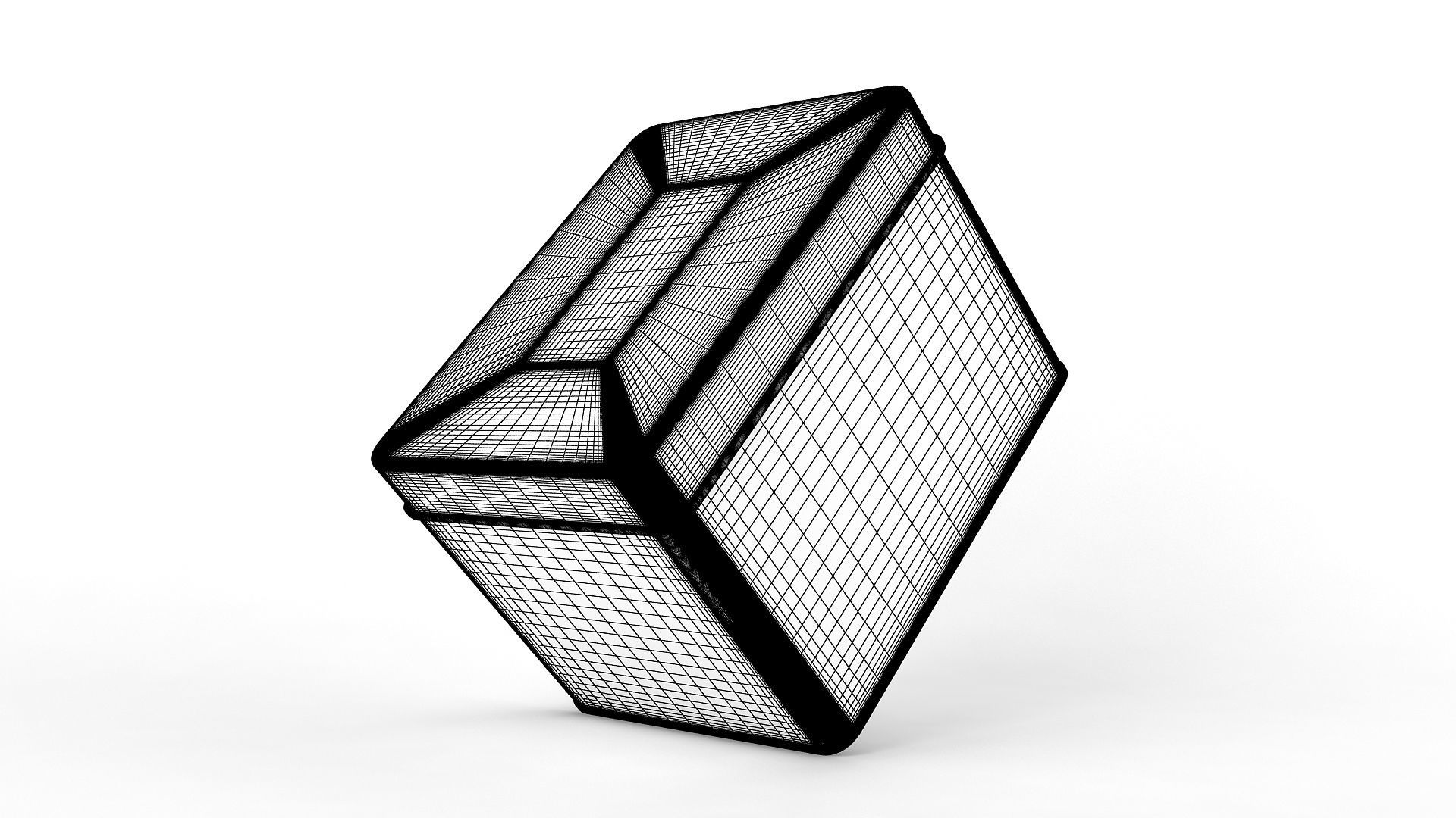 The rectangular Tin Can 3D model_6