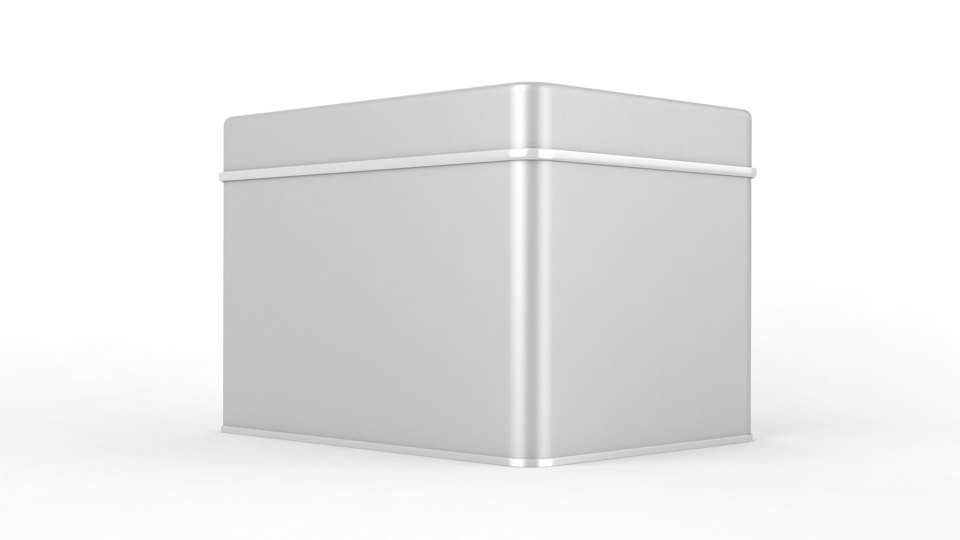 The rectangular Tin Can 3D model_1