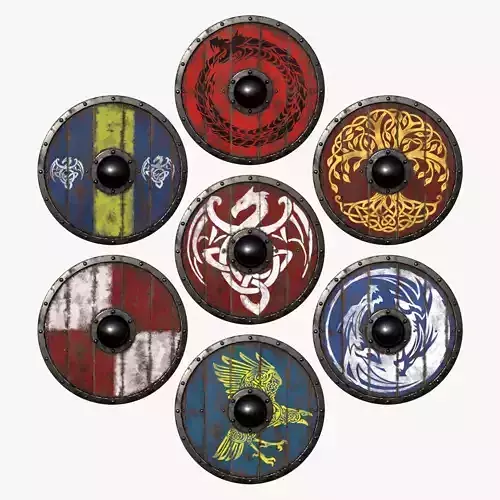 Wooden Viking Shields
