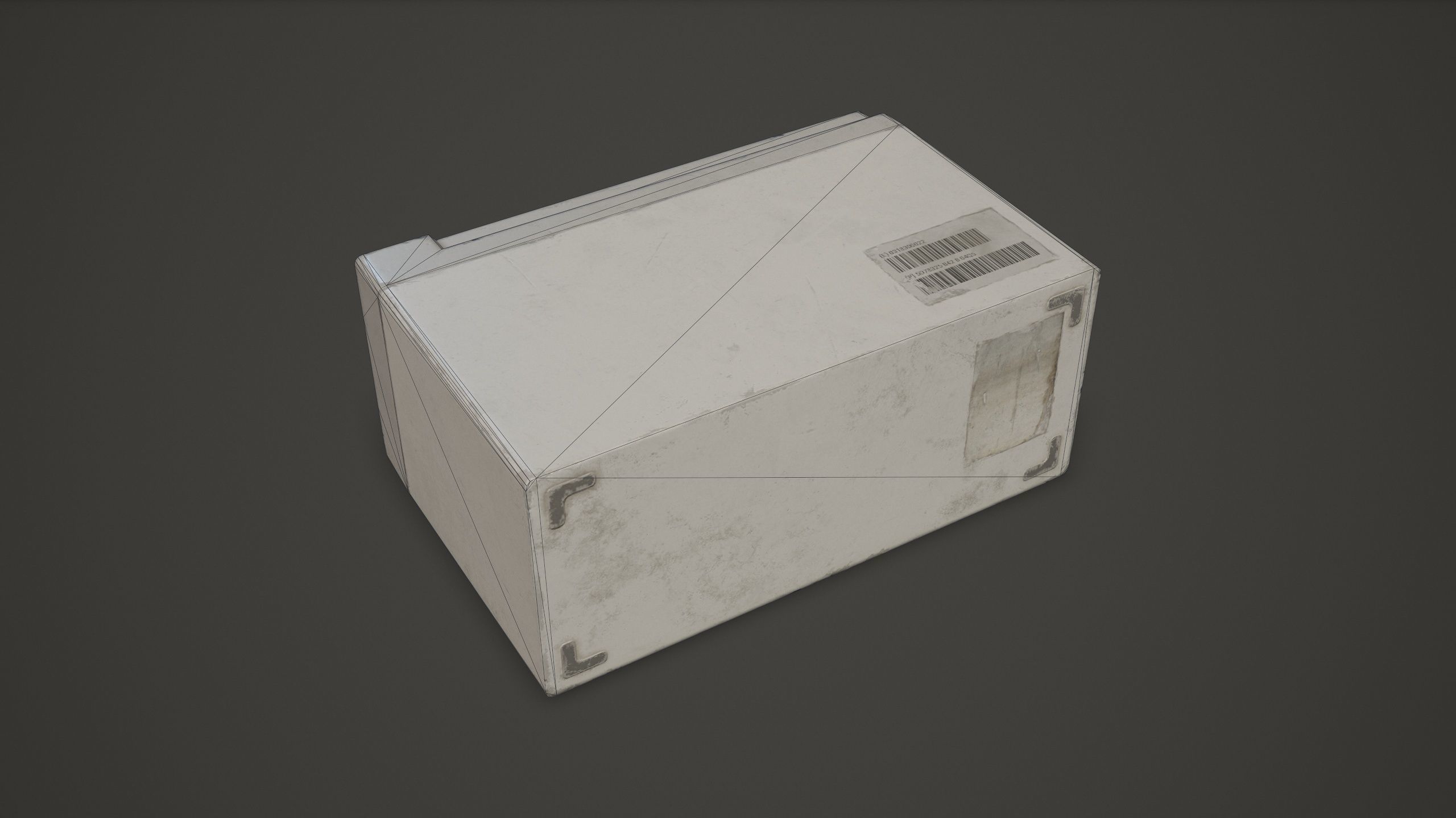 Battery FE 12 Volt - PBR Game Ready LODs Low-poly 3D model_16