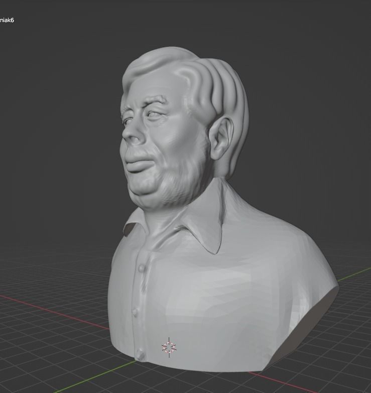 Steve Wozniak 3D print model_18