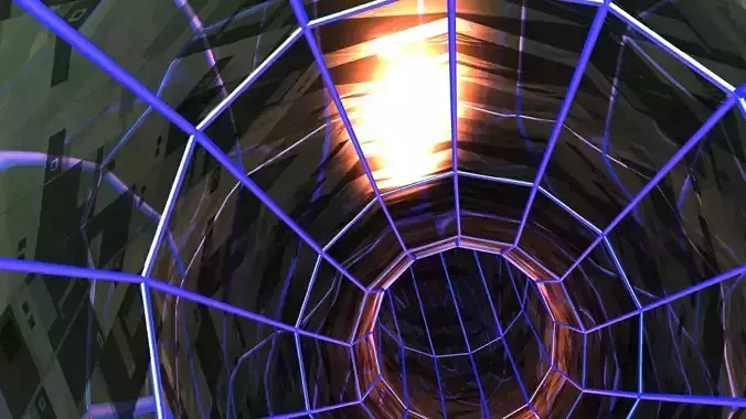 tunnel  3d game animation