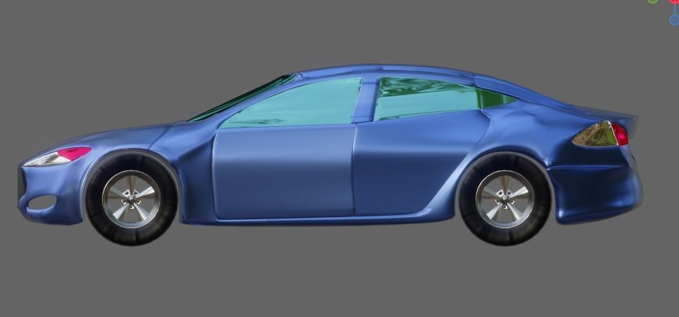 Tesla Model S 3D Model 3D model_5