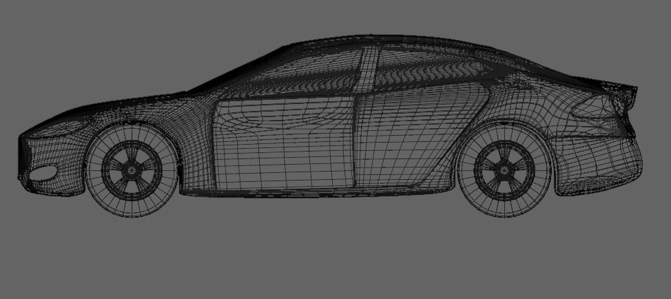 Tesla Model S 3D Model 3D model_11
