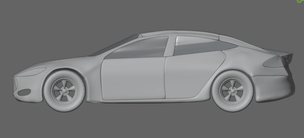 Tesla Model S 3D Model 3D model_13