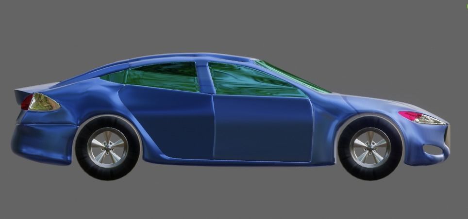 Tesla Model S 3D Model 3D model_4