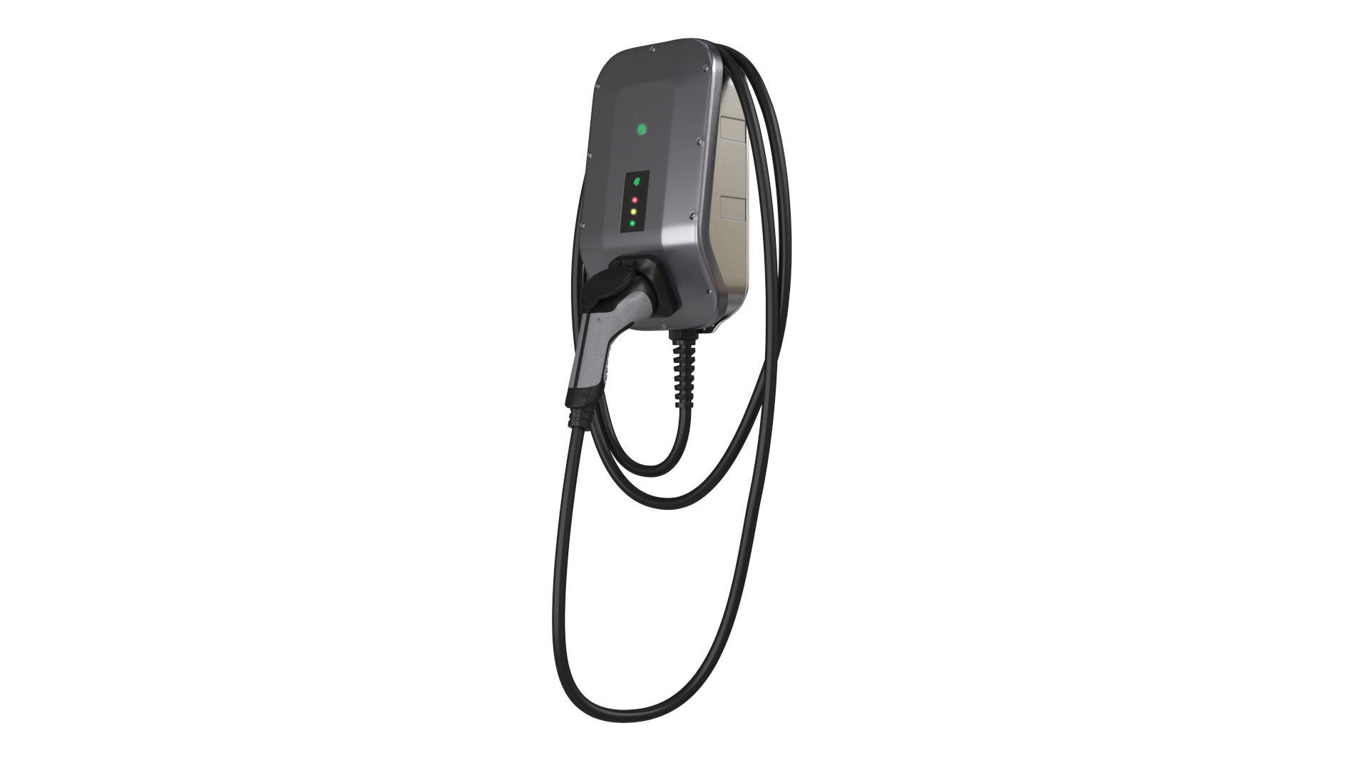 EV Charger 03 Low-poly 3D model_3