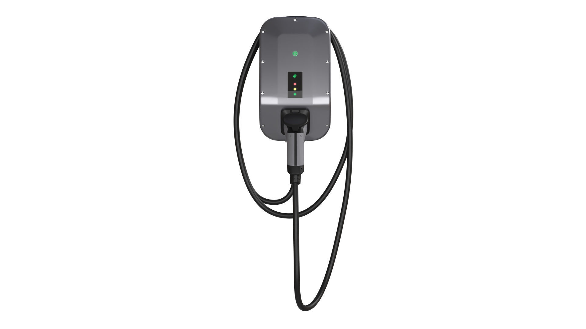 EV Charger 03 Low-poly 3D model_4