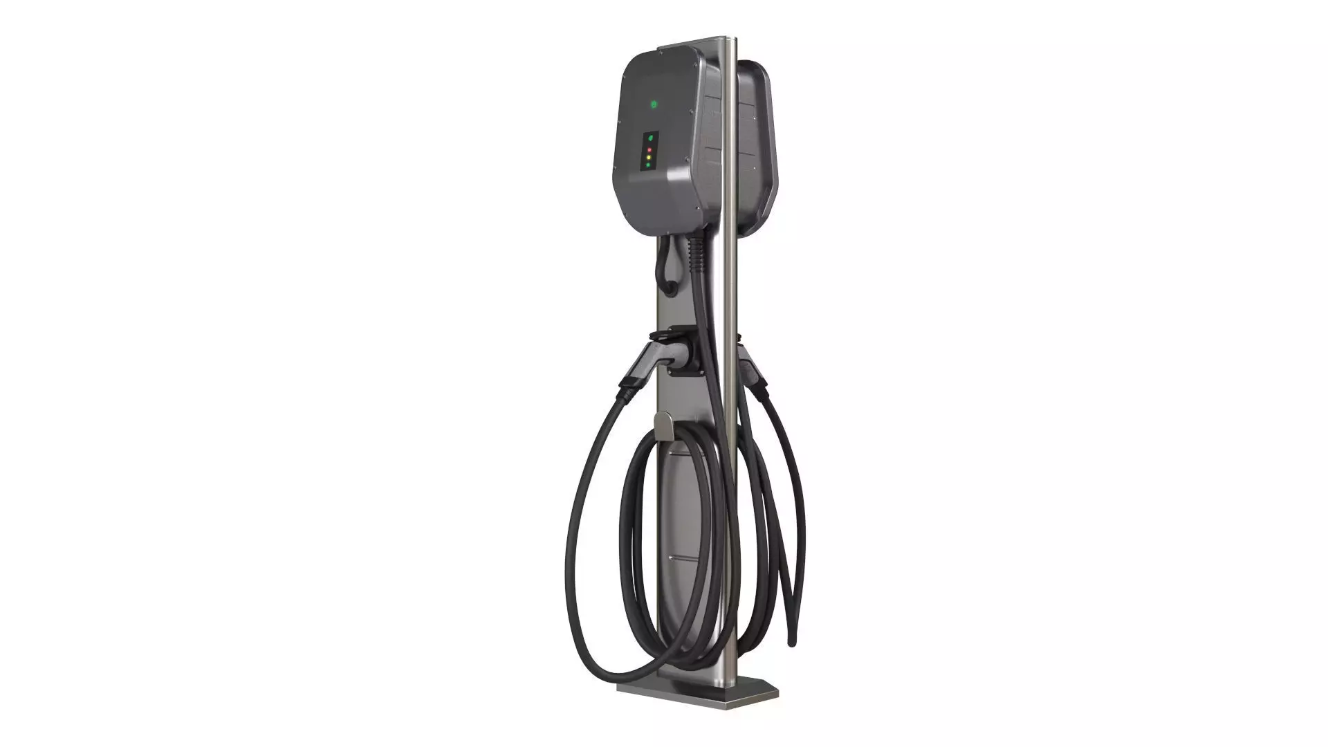 EV Charger 03 Low-poly 3D model_0