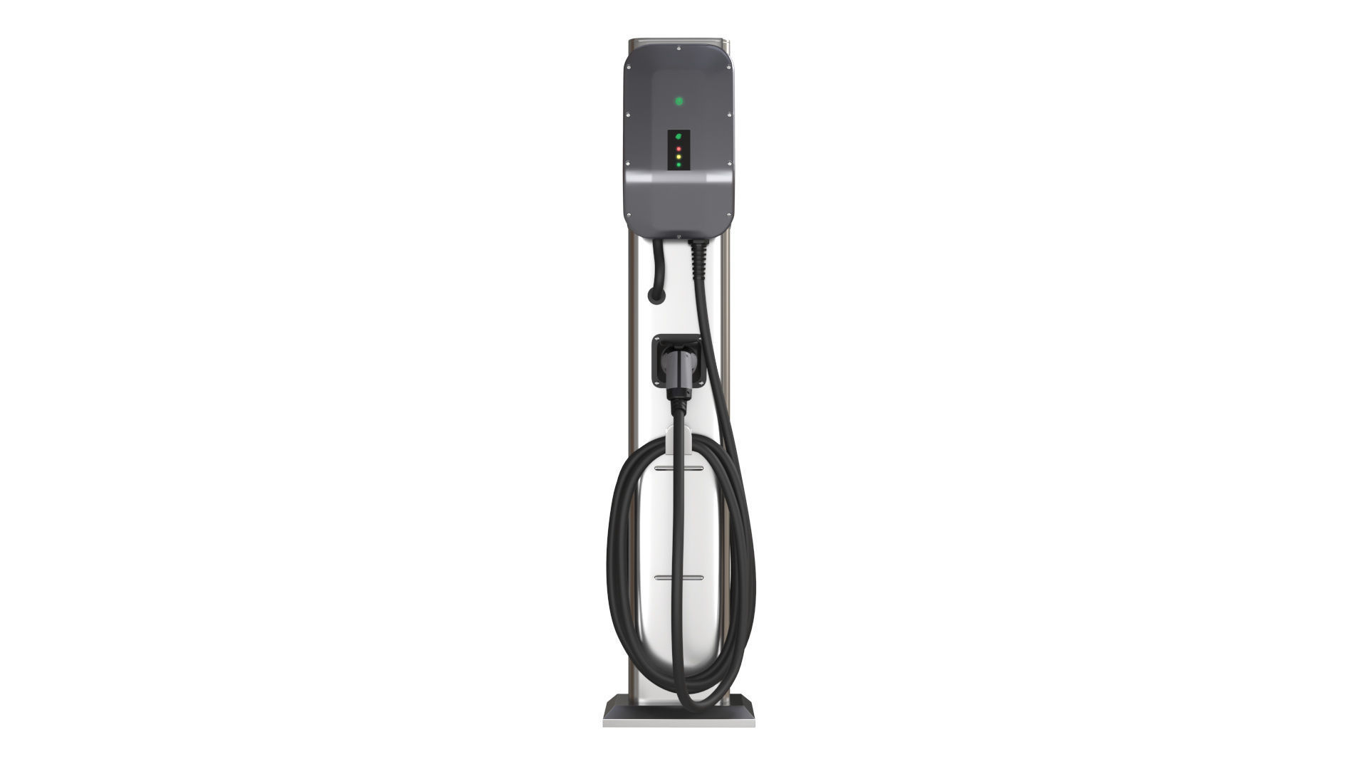 EV Charger 03 Low-poly 3D model_1