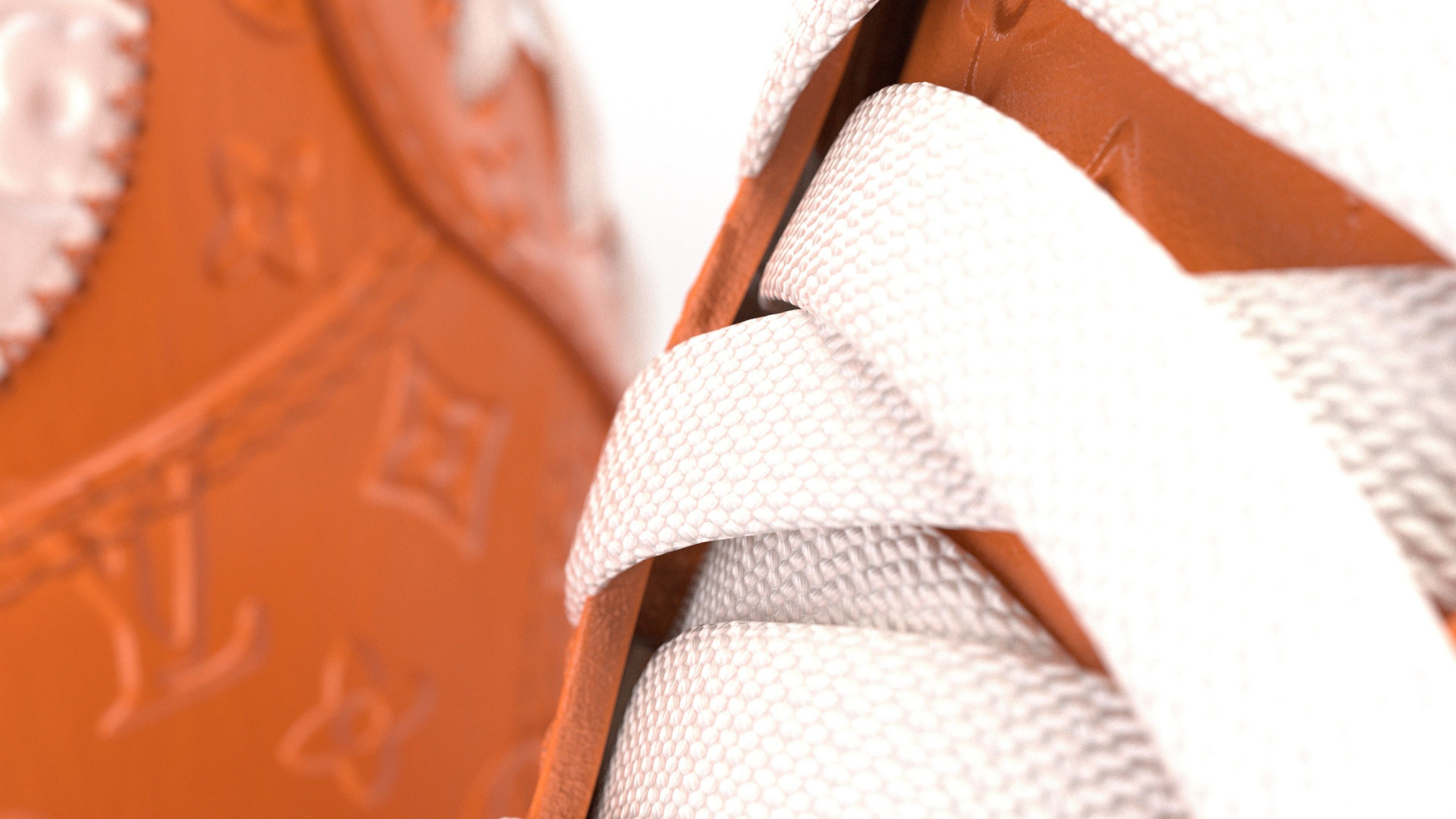 Nike Air Force 1 Louis Vuitton Colour Pack Low-poly 3D model_31