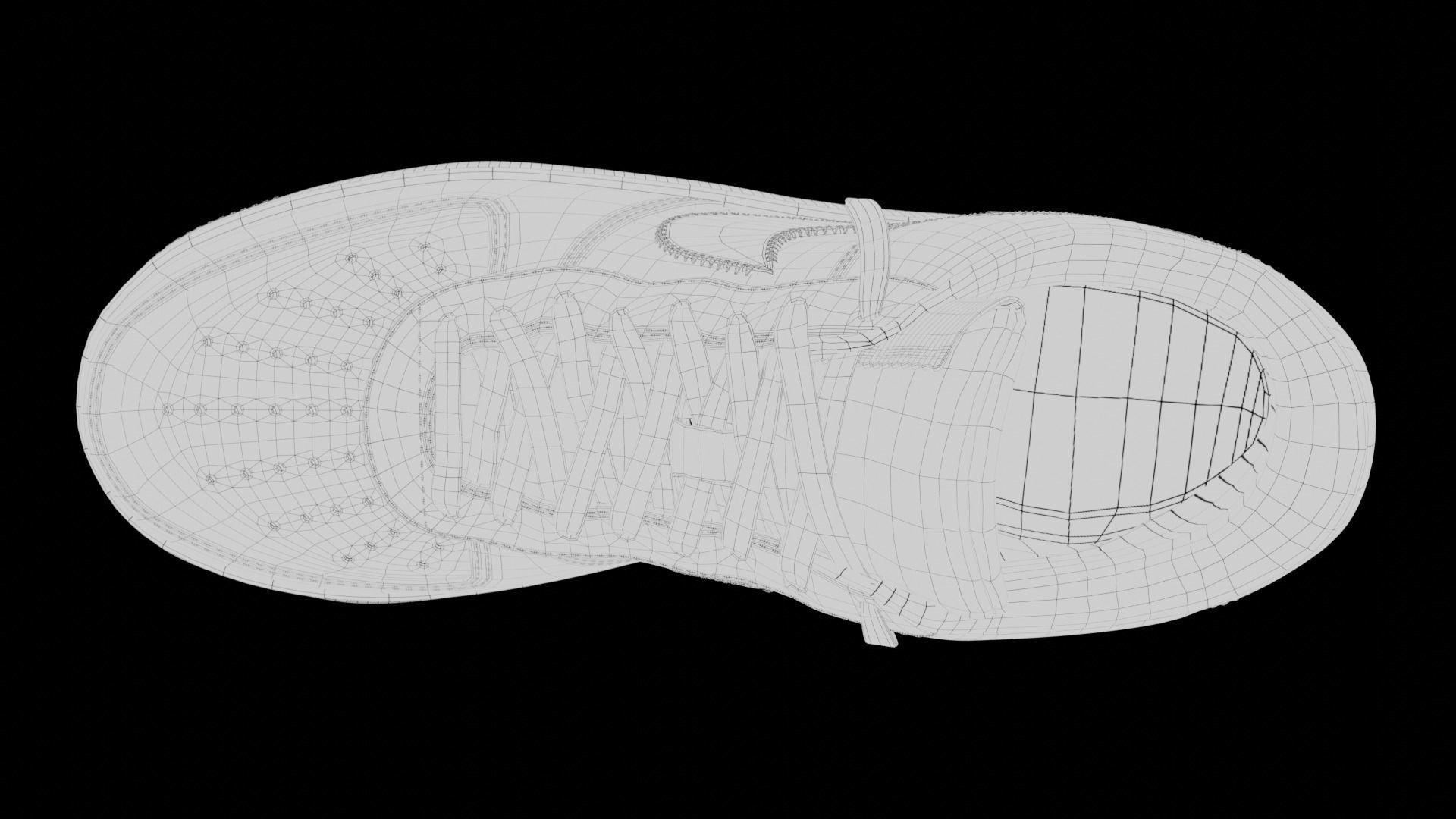 Nike Air Force 1 Louis Vuitton Colour Pack Low-poly 3D model_21