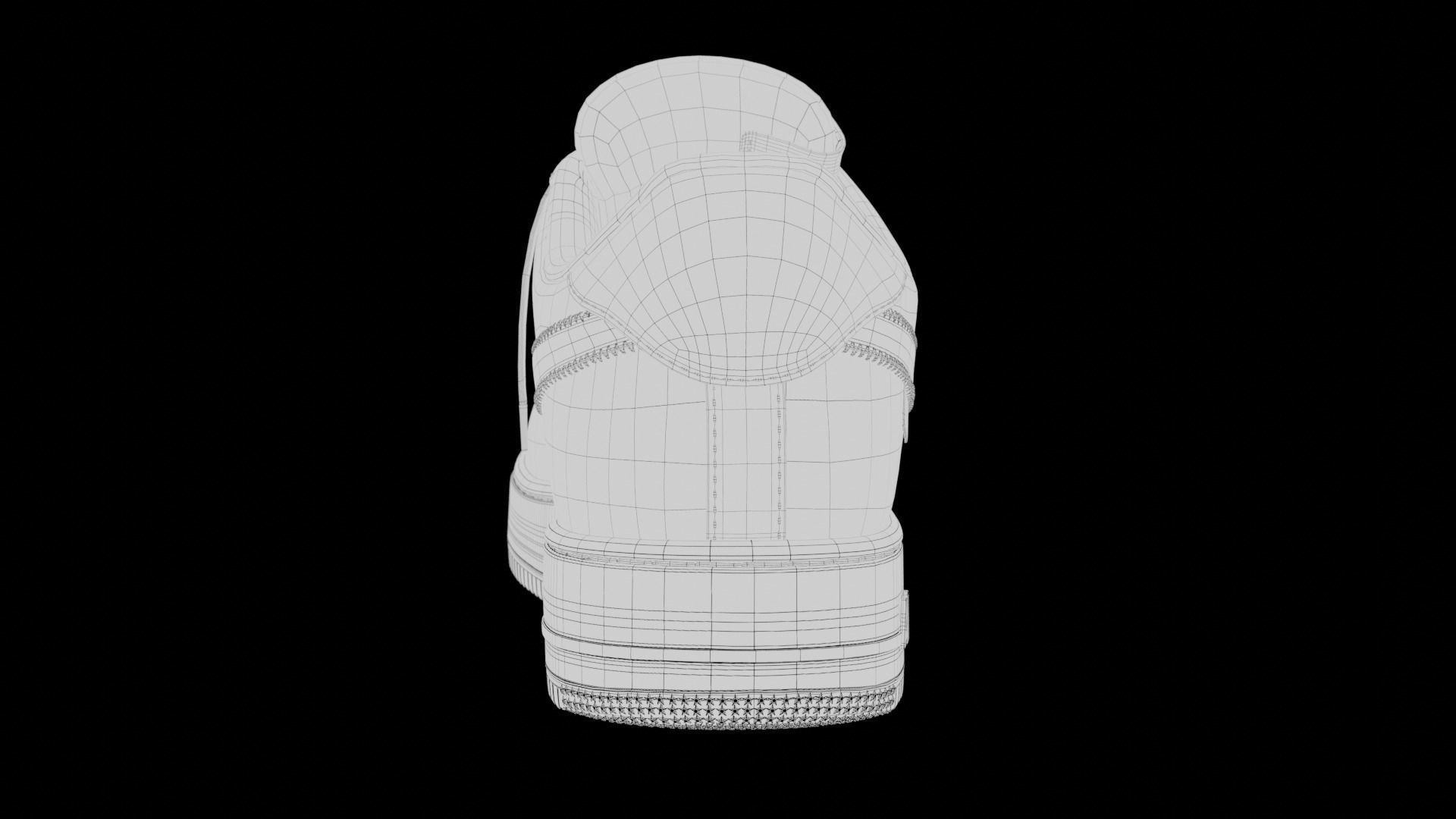Nike Air Force 1 Louis Vuitton Colour Pack Low-poly 3D model_20