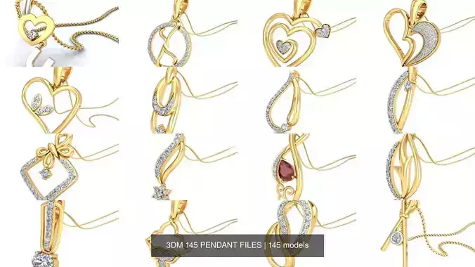 3DM 145 PENDANT FILES 3D Model Collection