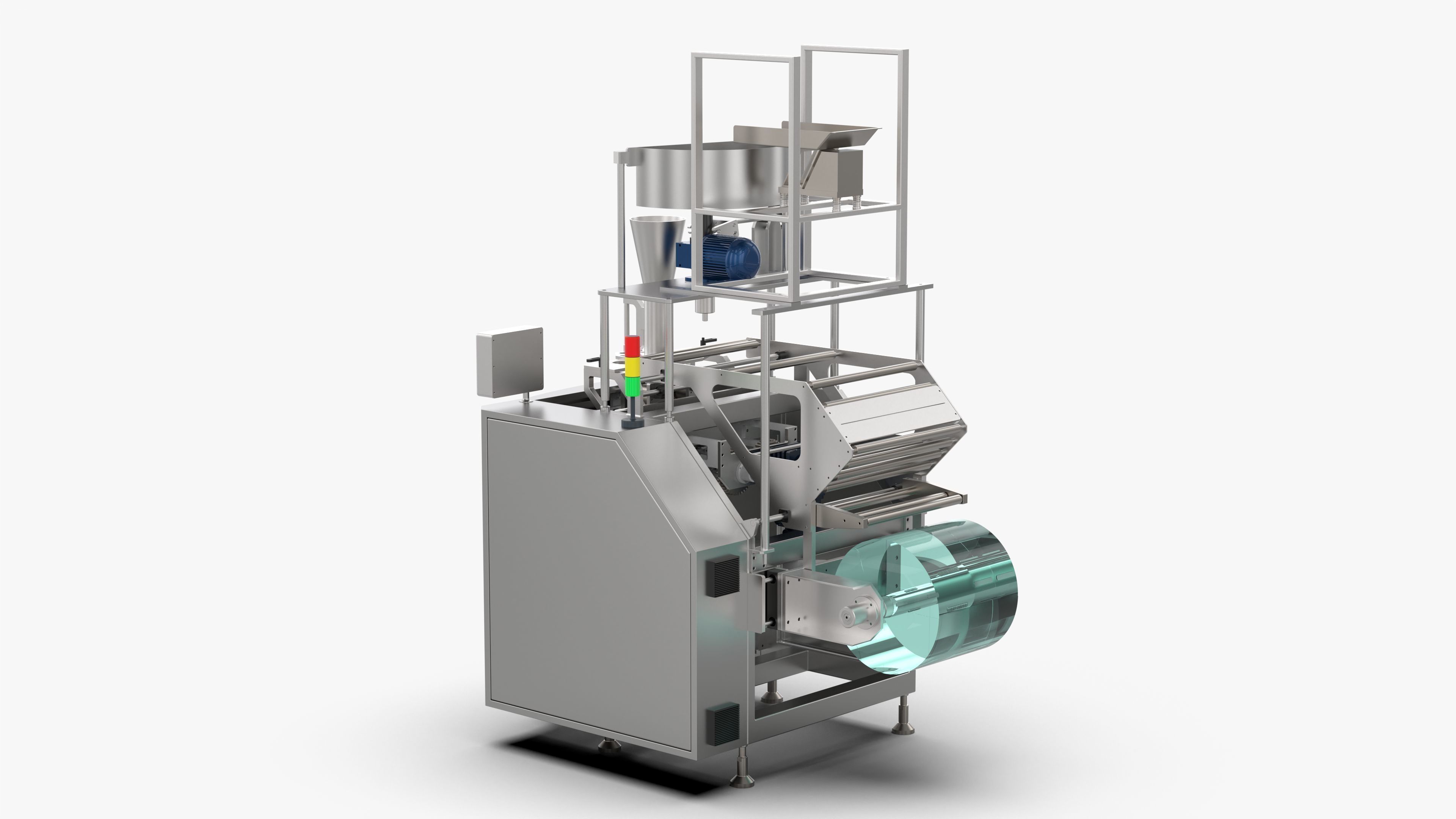 Vertical Fill Seal Packaging Machine 3D model_3