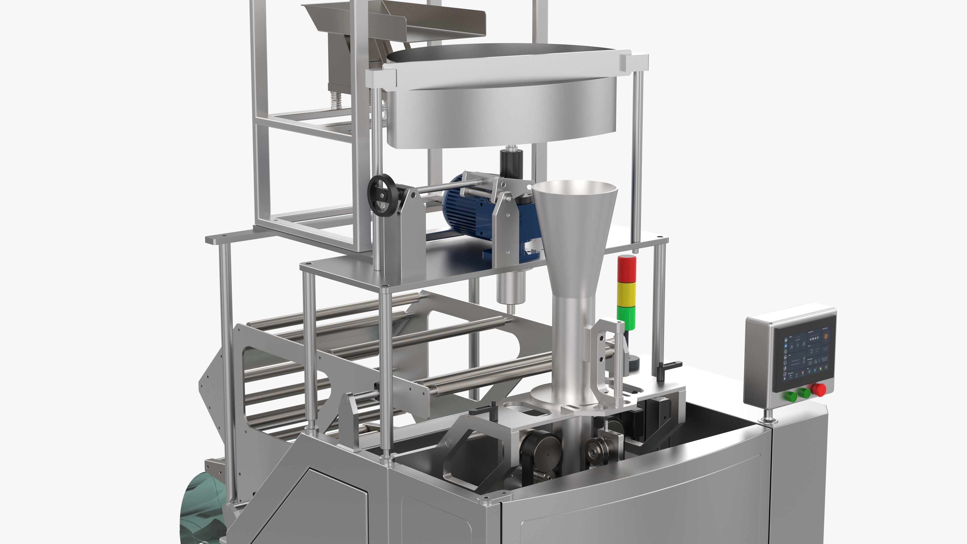 Vertical Fill Seal Packaging Machine 3D model_10