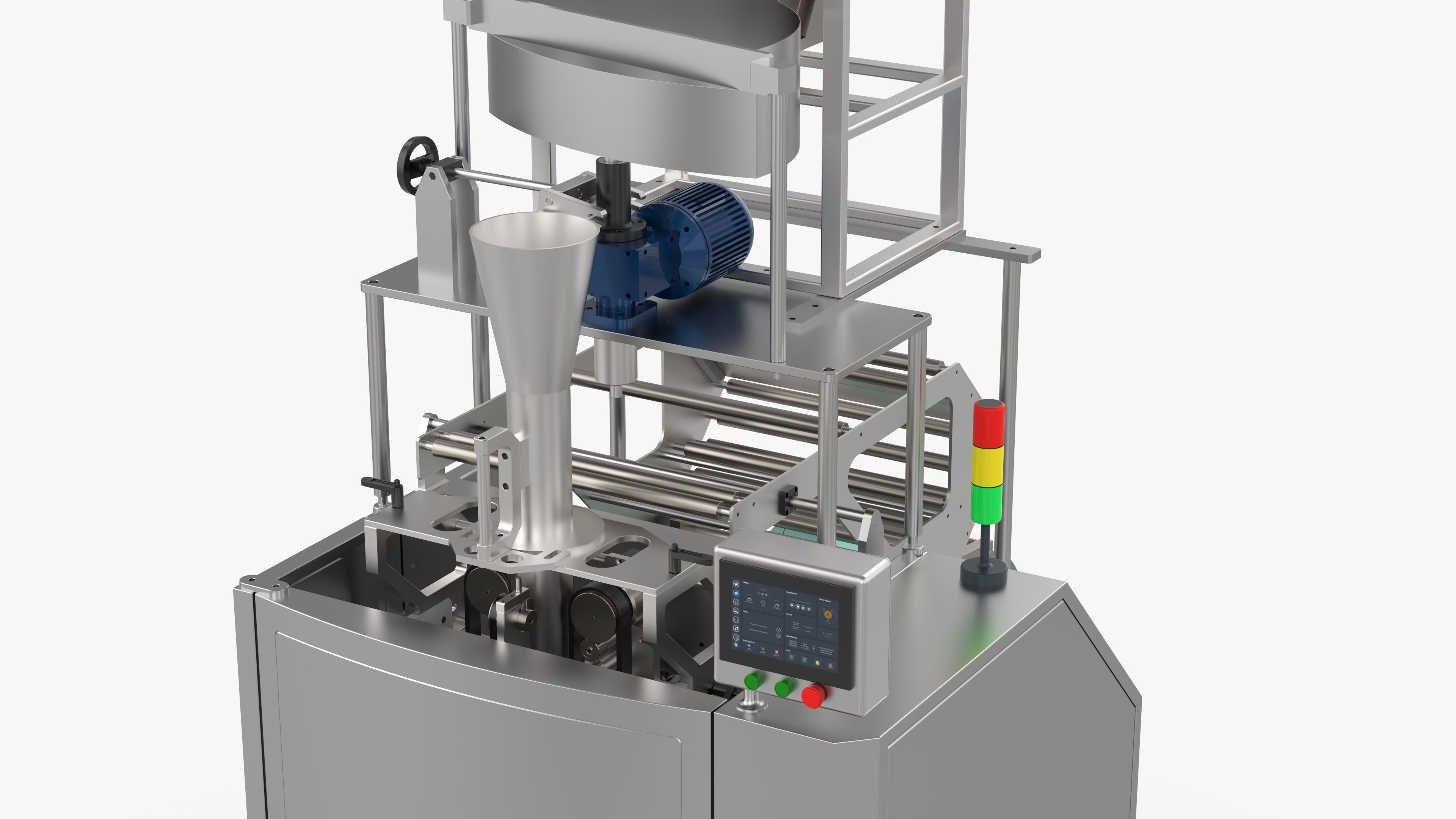 Vertical Fill Seal Packaging Machine 3D model_9