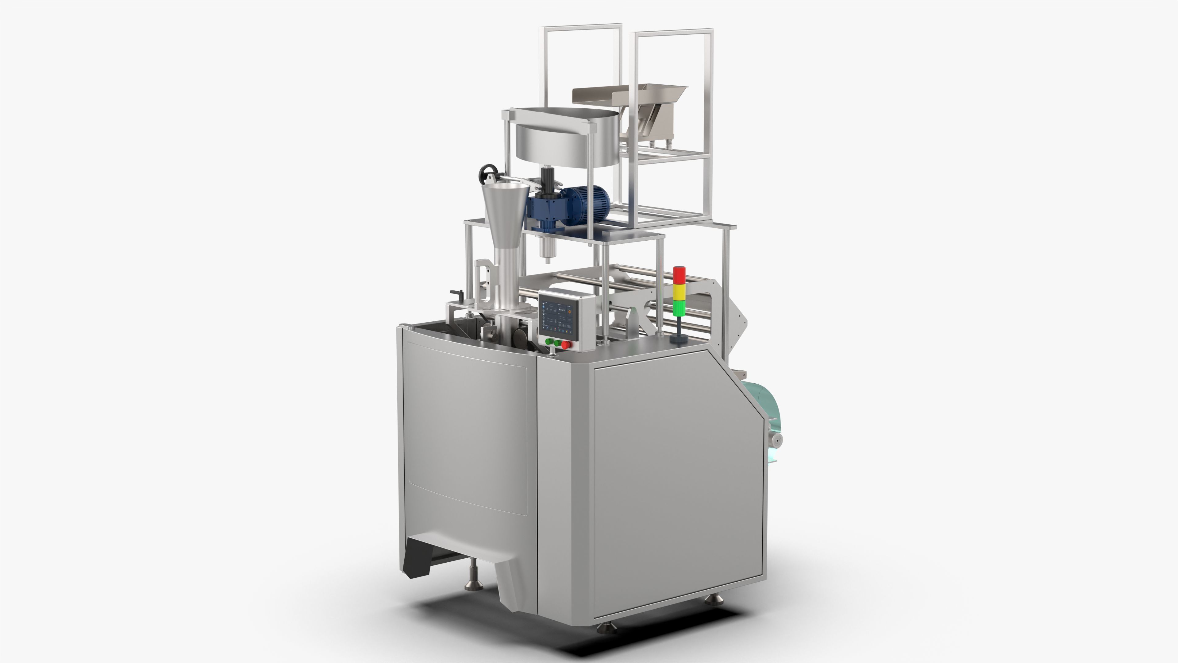 Vertical Fill Seal Packaging Machine 3D model_2