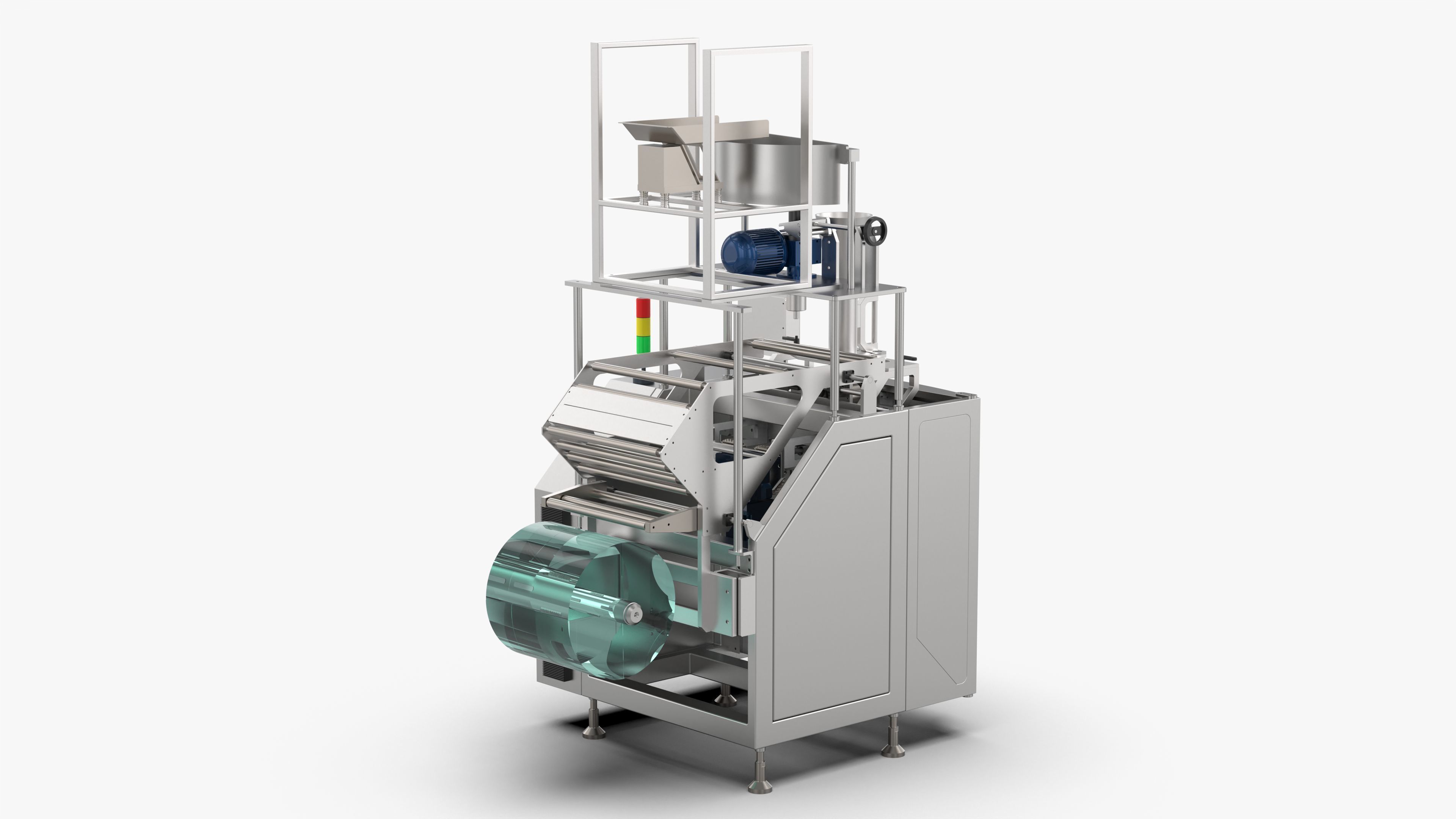 Vertical Fill Seal Packaging Machine 3D model_4