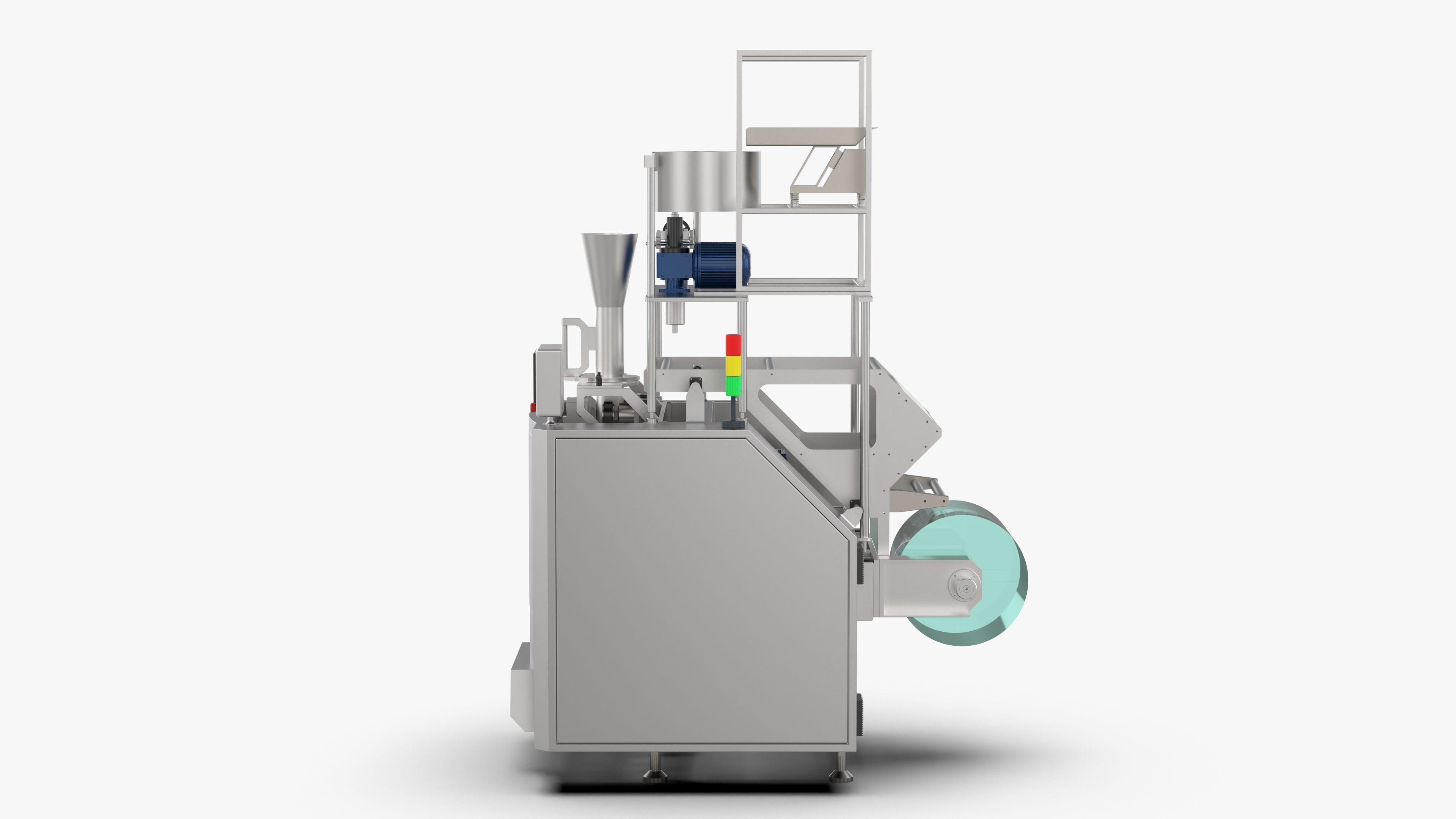 Vertical Fill Seal Packaging Machine 3D model_8