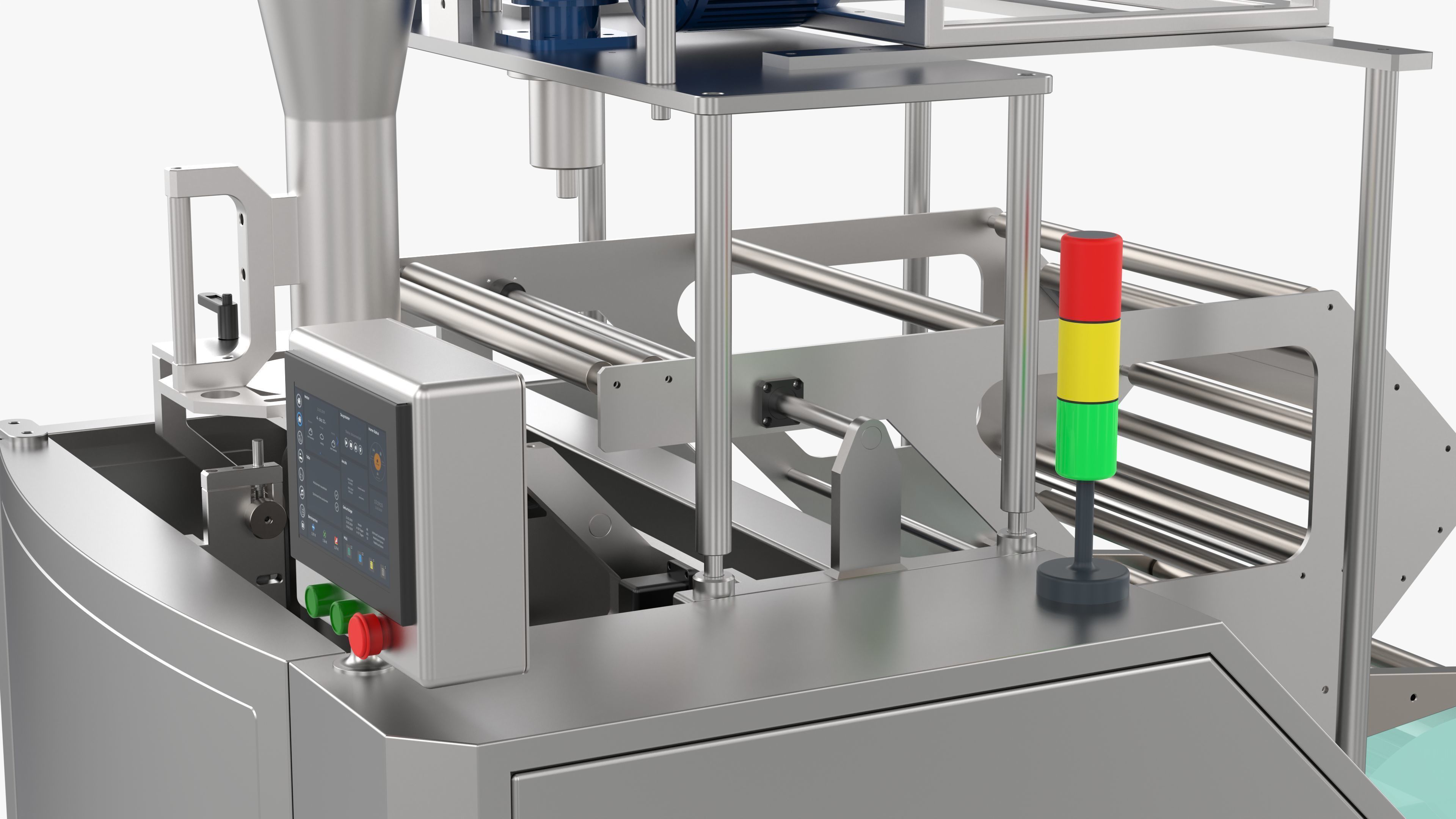 Vertical Fill Seal Packaging Machine 3D model_14