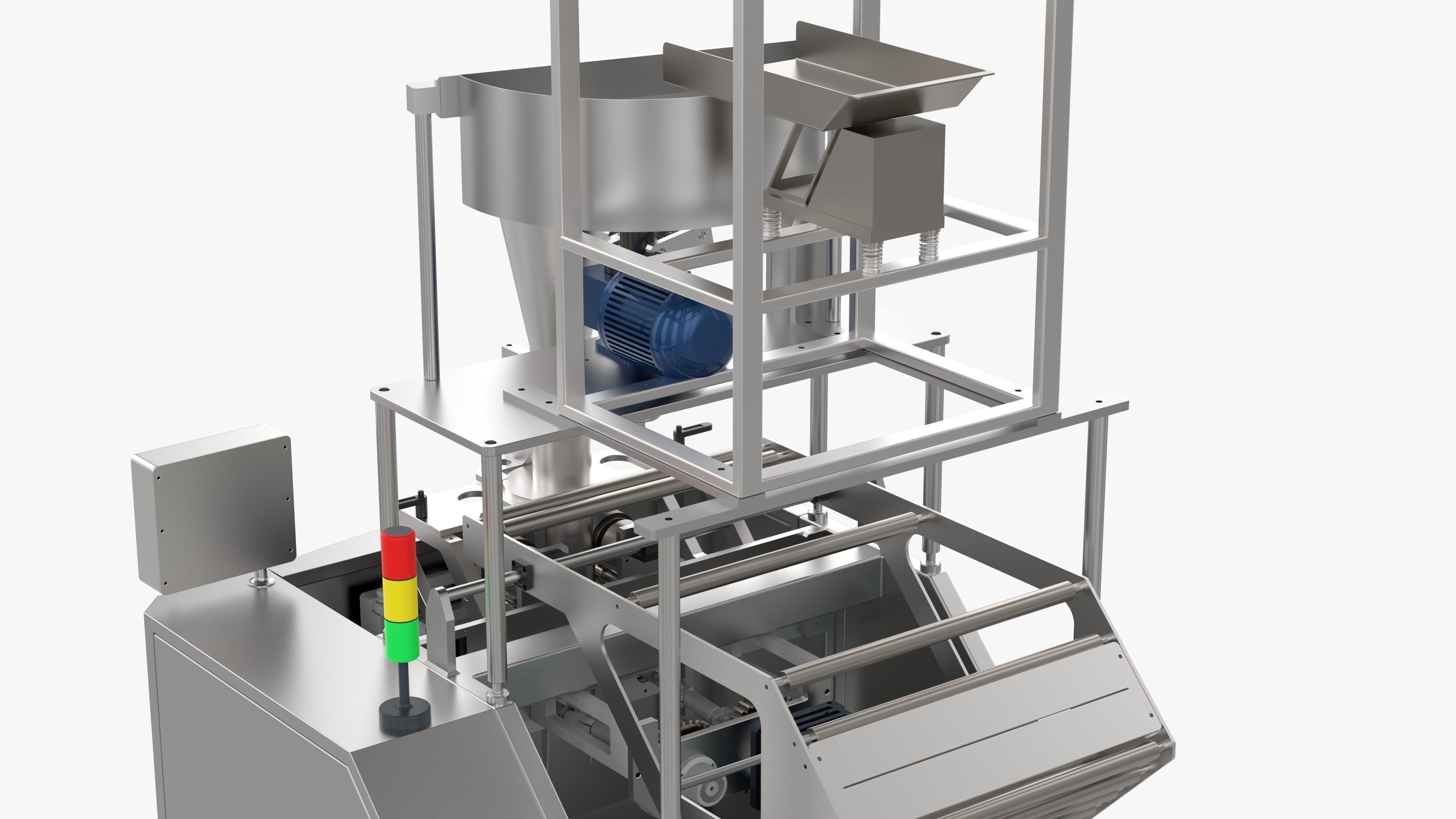 Vertical Fill Seal Packaging Machine 3D model_12